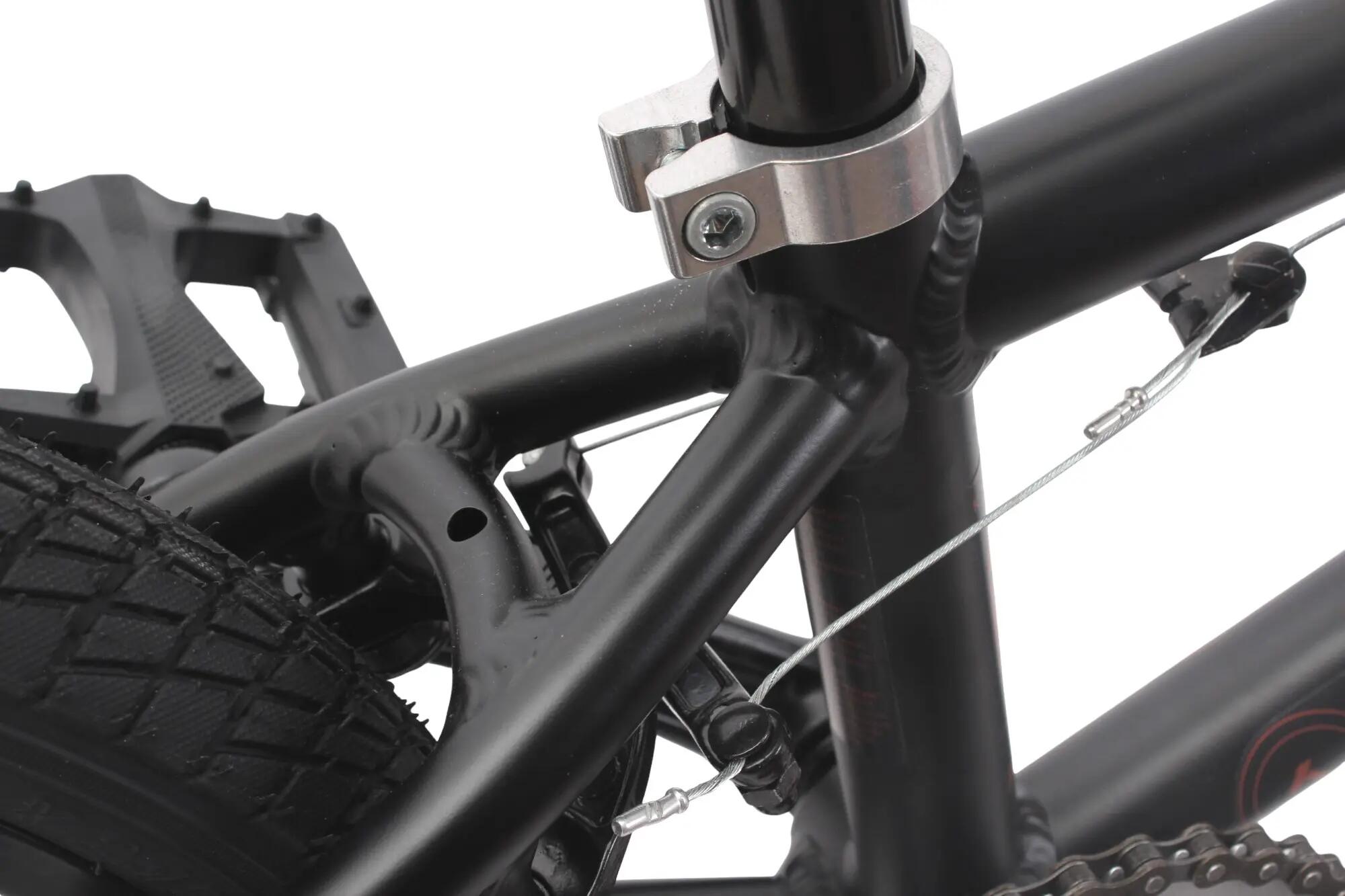 BMX dětské alu BLAZE AL černé 18" 9,3kg lehké odolné kolo 14/15