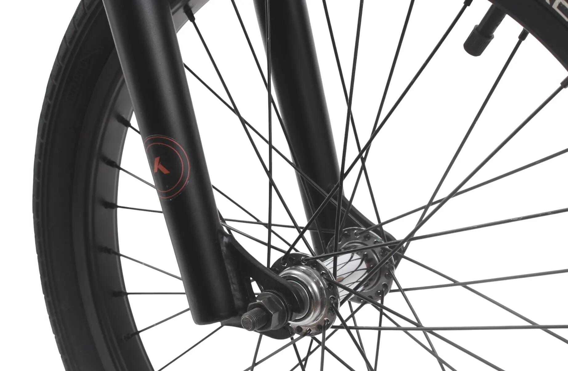 BMX dětské alu BLAZE AL černé 18" 9,3kg lehké odolné kolo 10/15