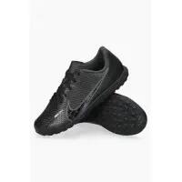 Fußballschuhe Nike Mercurial Vapor 15 Club TF Schwarz 3/4