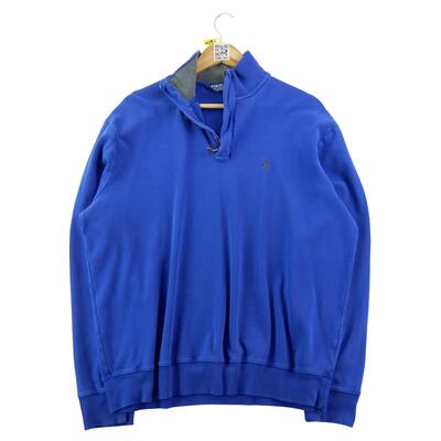 Sweatshirt heren polo golf sweat met halve rits