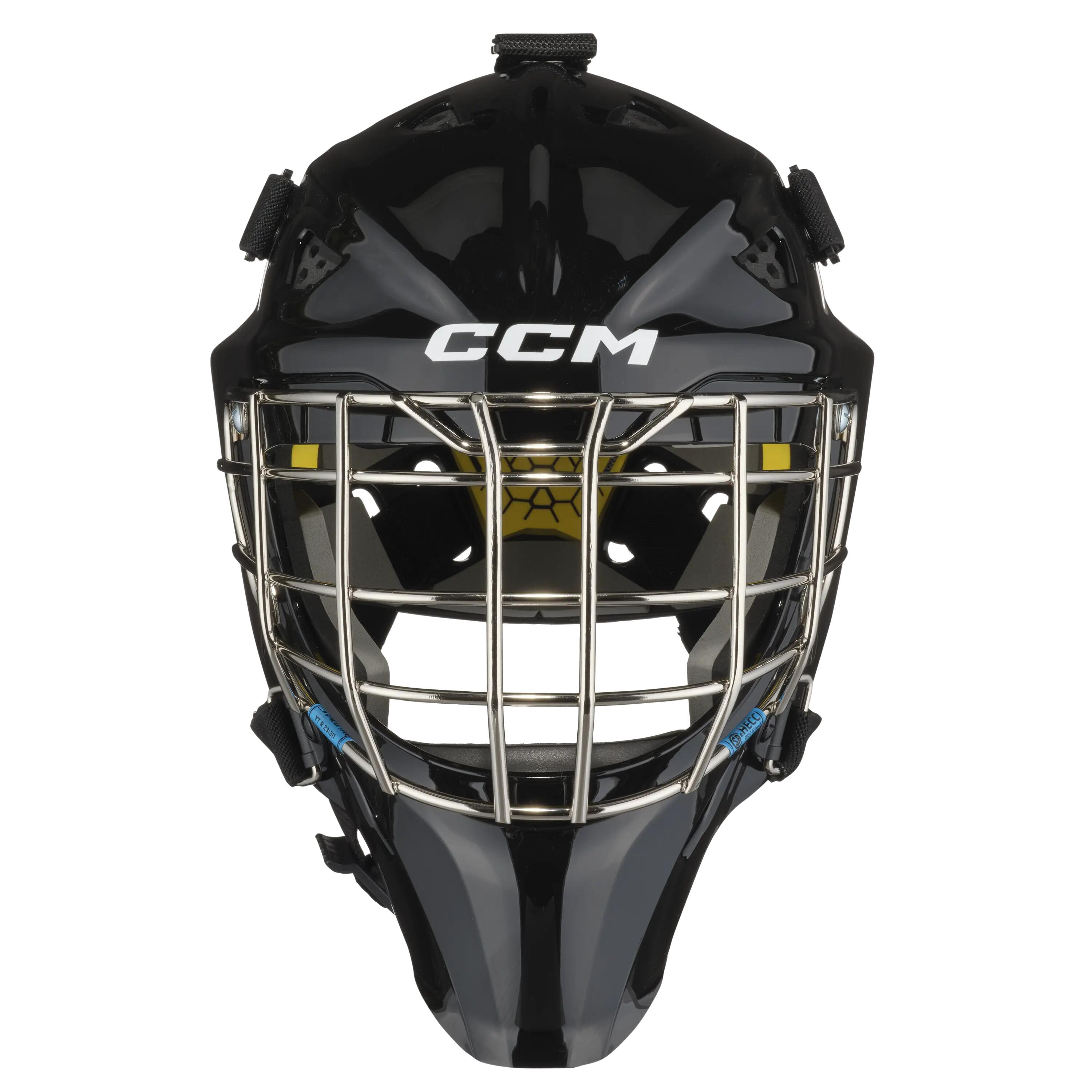 GFAF5CCE Junior CCM masque de gardien de but, grille noire 2/2