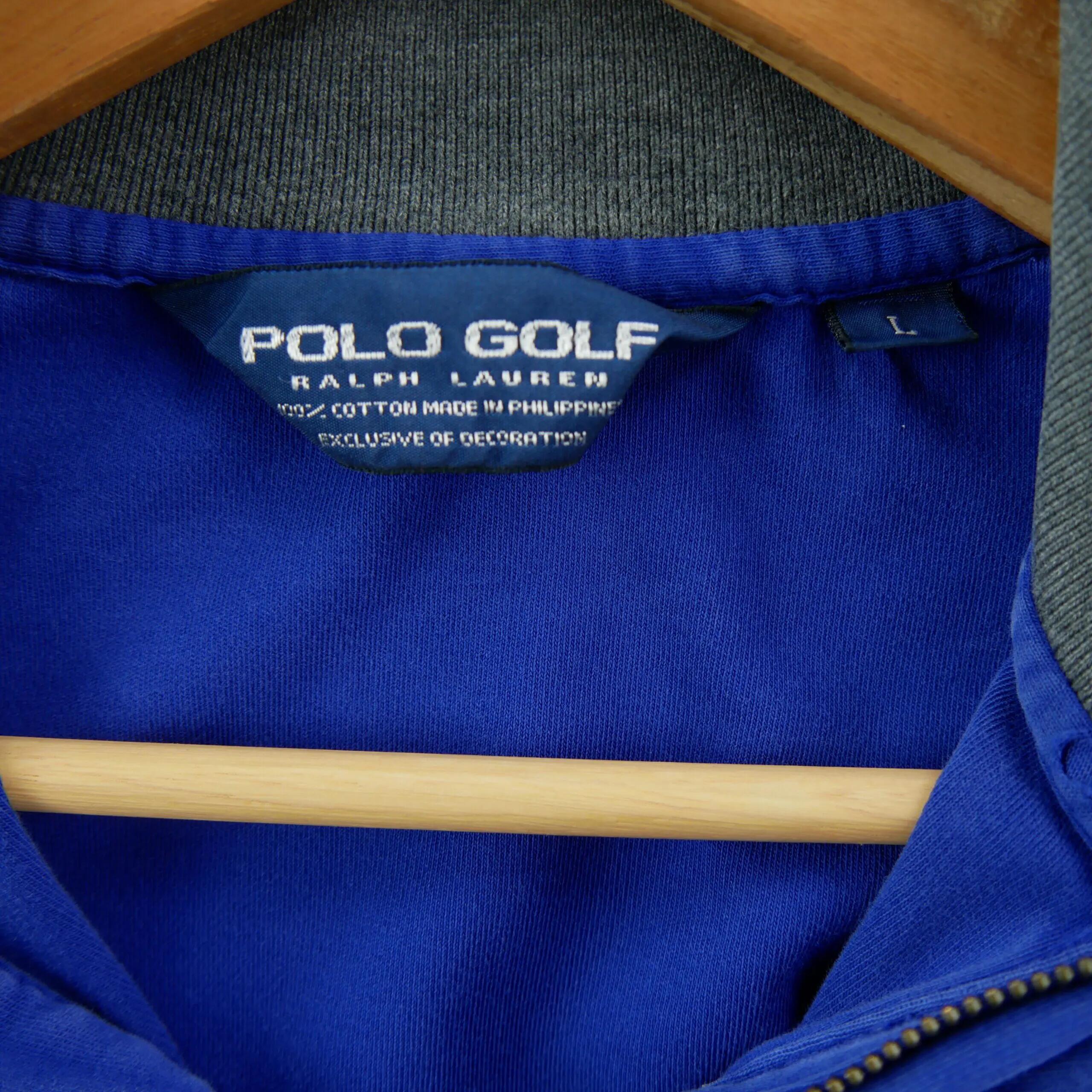 Felpa Uomo Polo Golf Felpa mezza zip 9/10