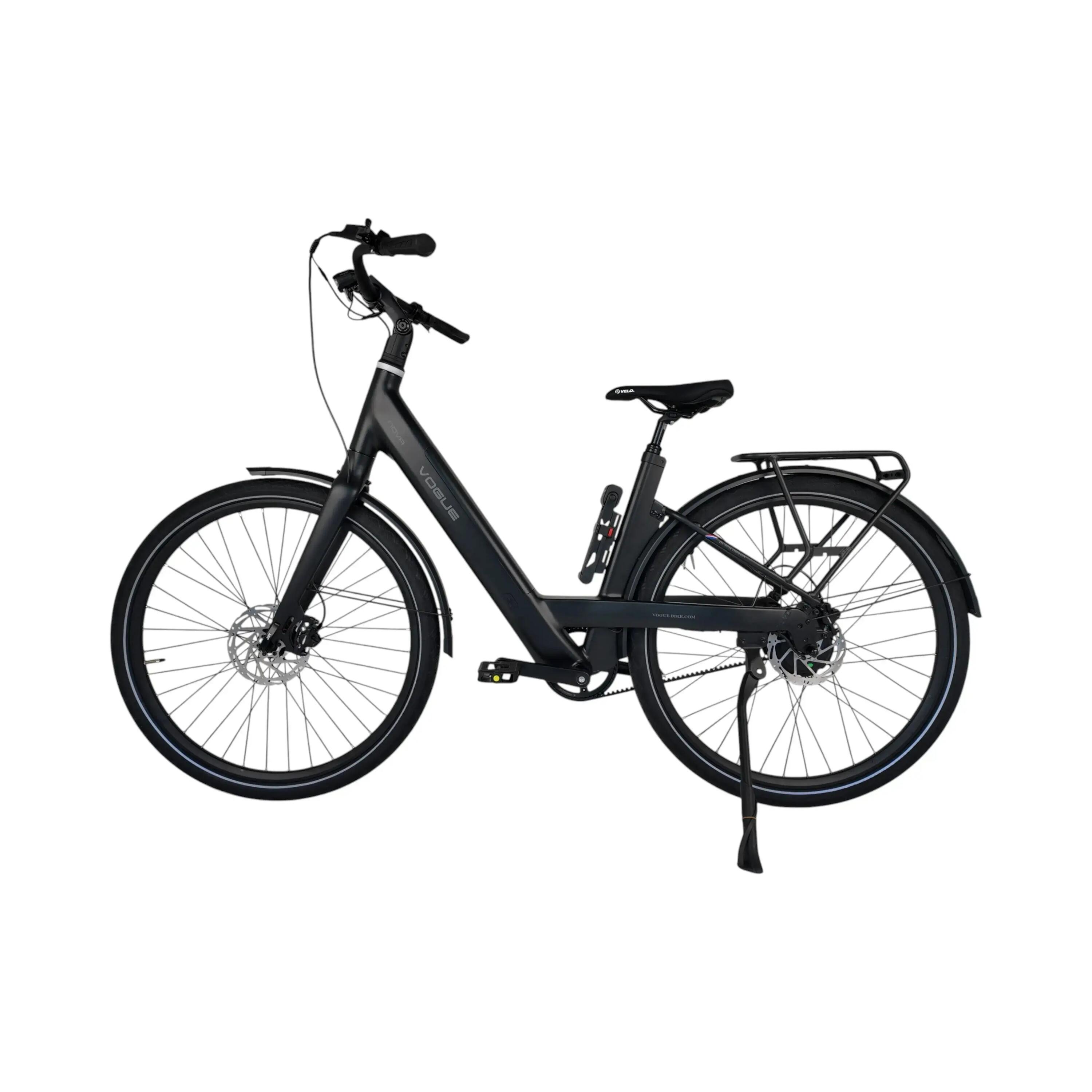 Vélo électrique à courroie, moyeu automatique 3 vitesses – Vogue Nova noir mat 5/5