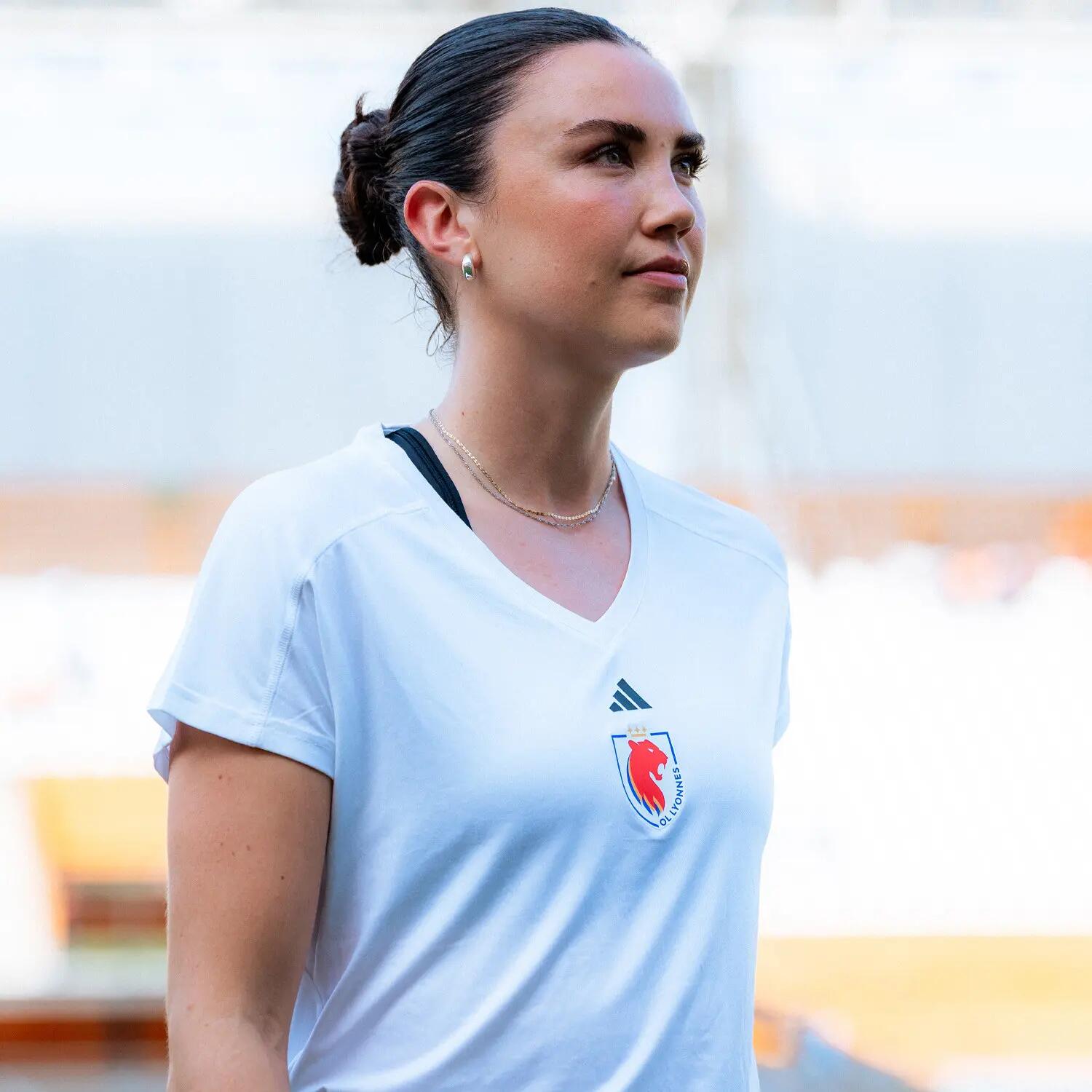 T-Shirt MIN Blanc Femme - Statement - OL Lyonnes 4/5