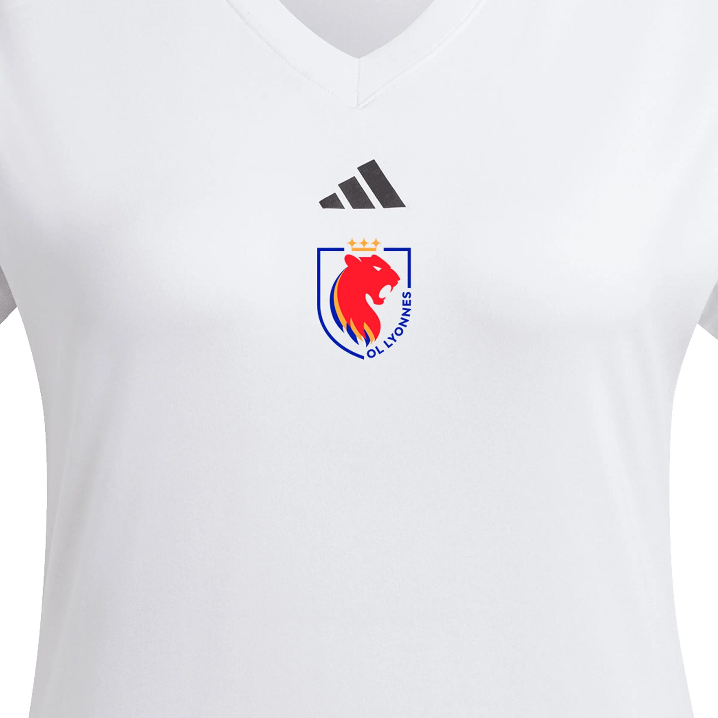 T-Shirt MIN Blanc Femme - Statement - OL Lyonnes 3/5