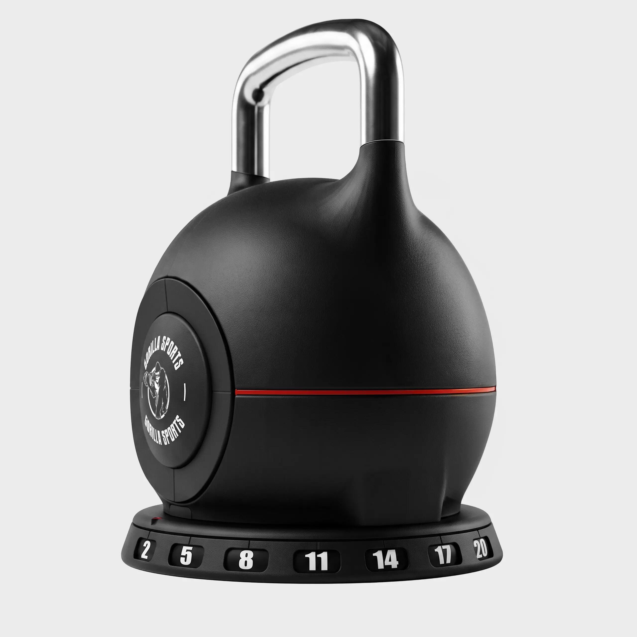 Kettlebell réglable 2 à 20 kg, 7 paliers, support de rangement inclus 4/9