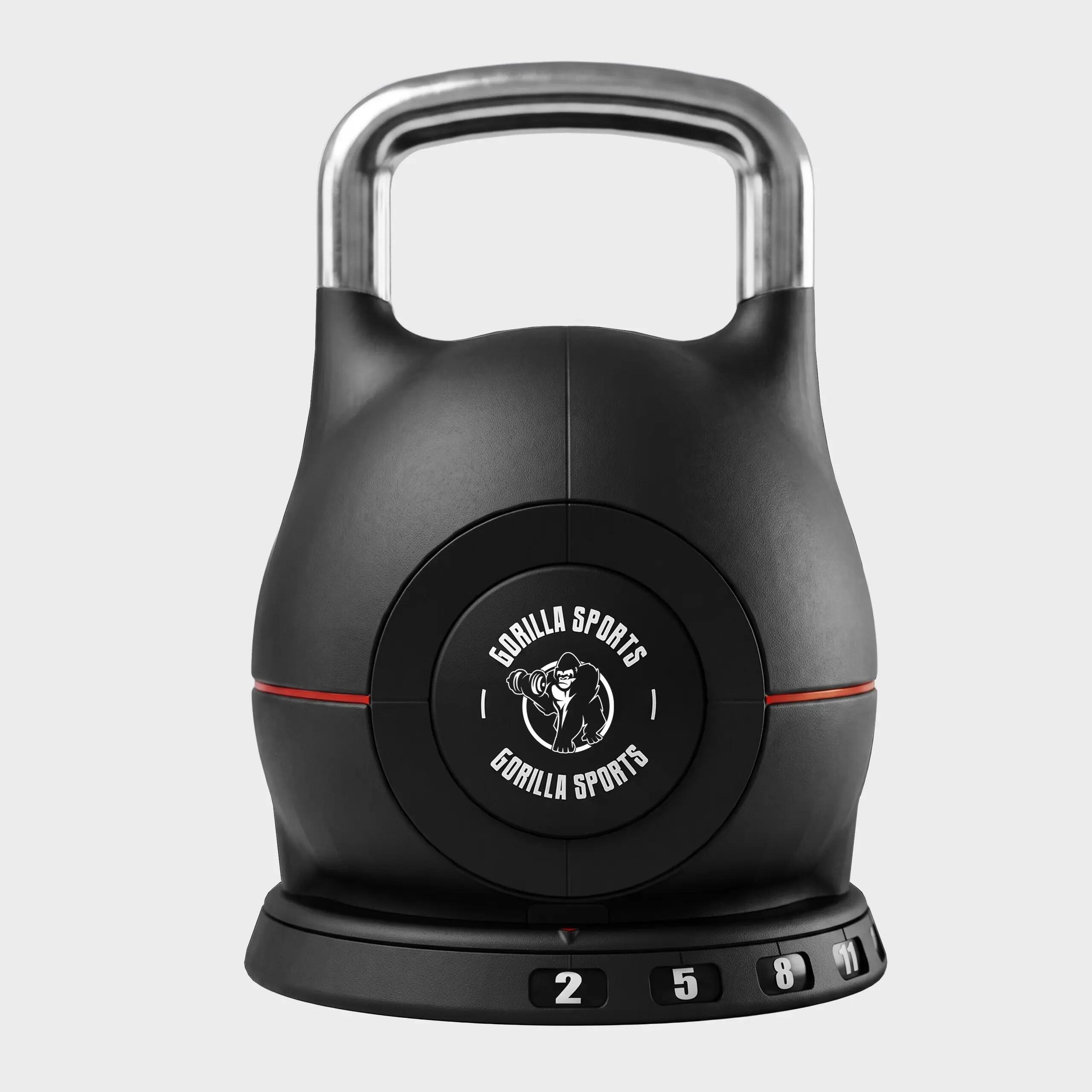 Kettlebell réglable 2 à 20 kg, 7 paliers, support de rangement inclus 3/9