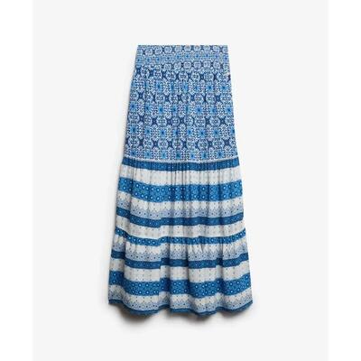 Gedrukte lange rok voor dames superdry
