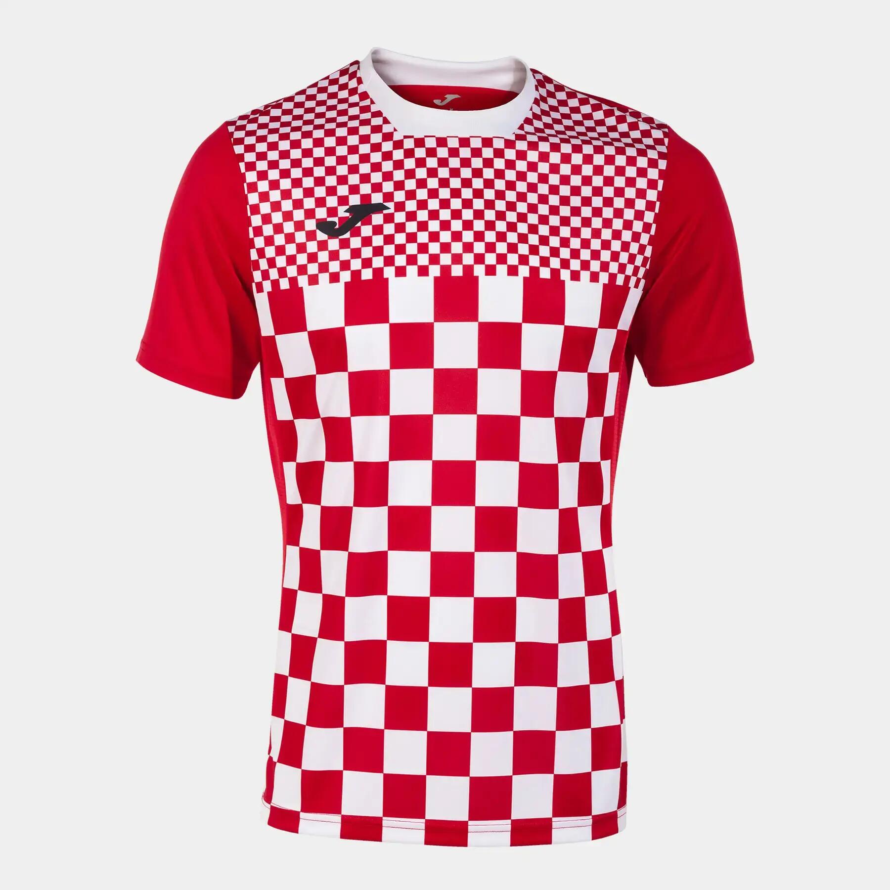 Maillot Manches Courtes Football Enfants Joma Flag III Rouge 2/4