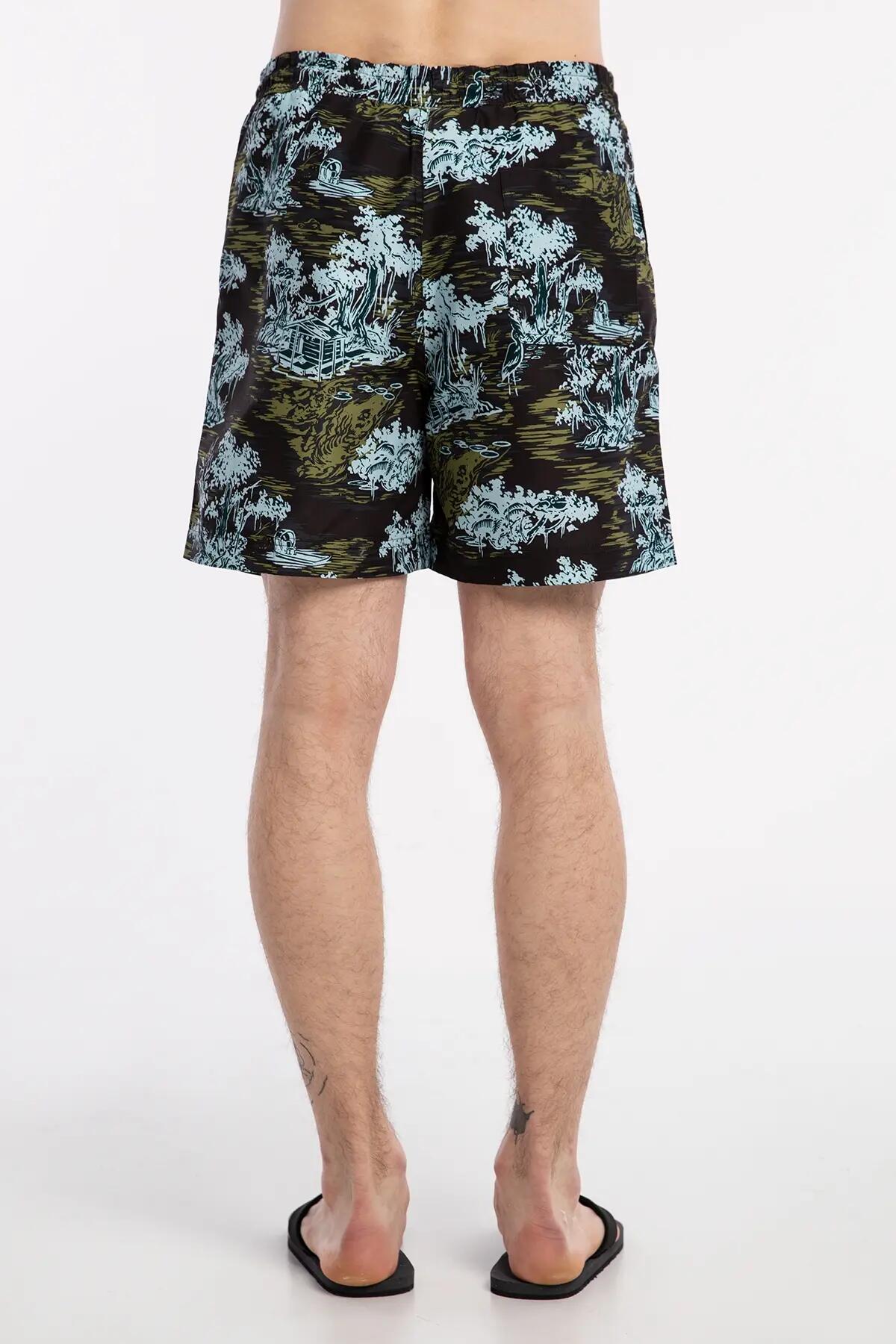 Spodenki męskie plażowe Carhartt WIP Slater Swim Trunks Bayou Print M 4/5
