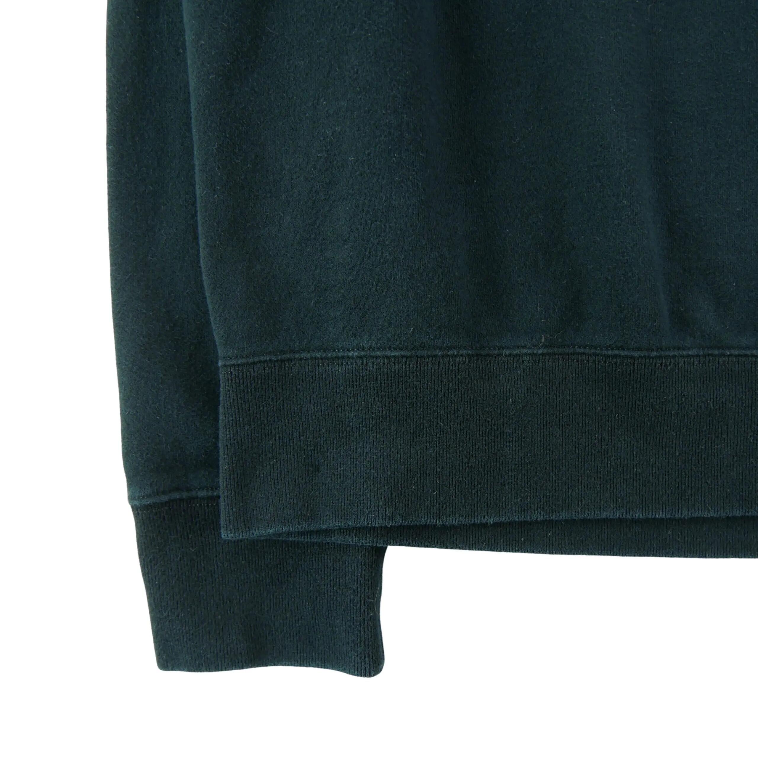 Sweat Homme Col châle boutonné Noir 4/8