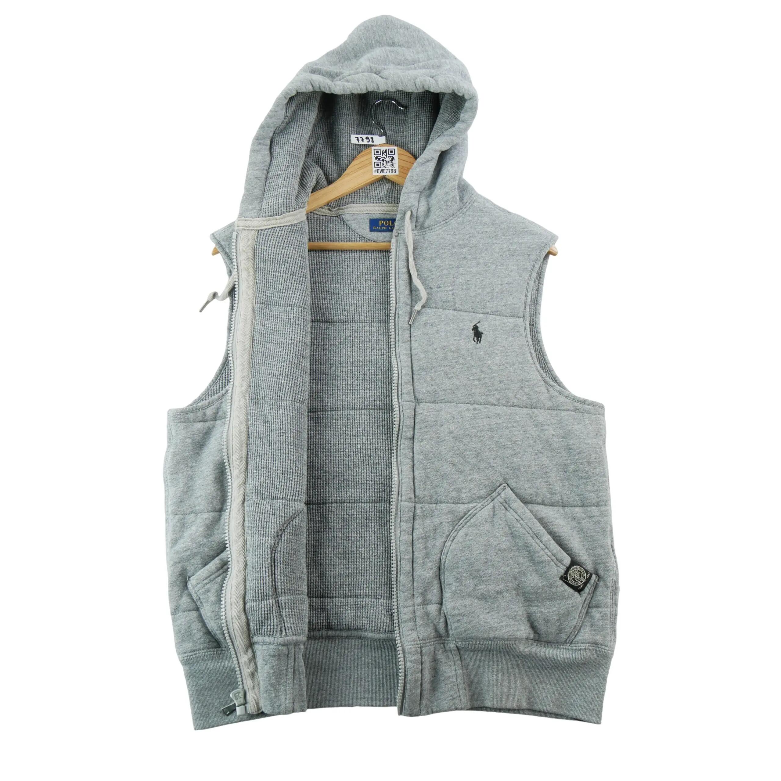 Herrenweste Quilted Jersey Kapuzenweste 3/9