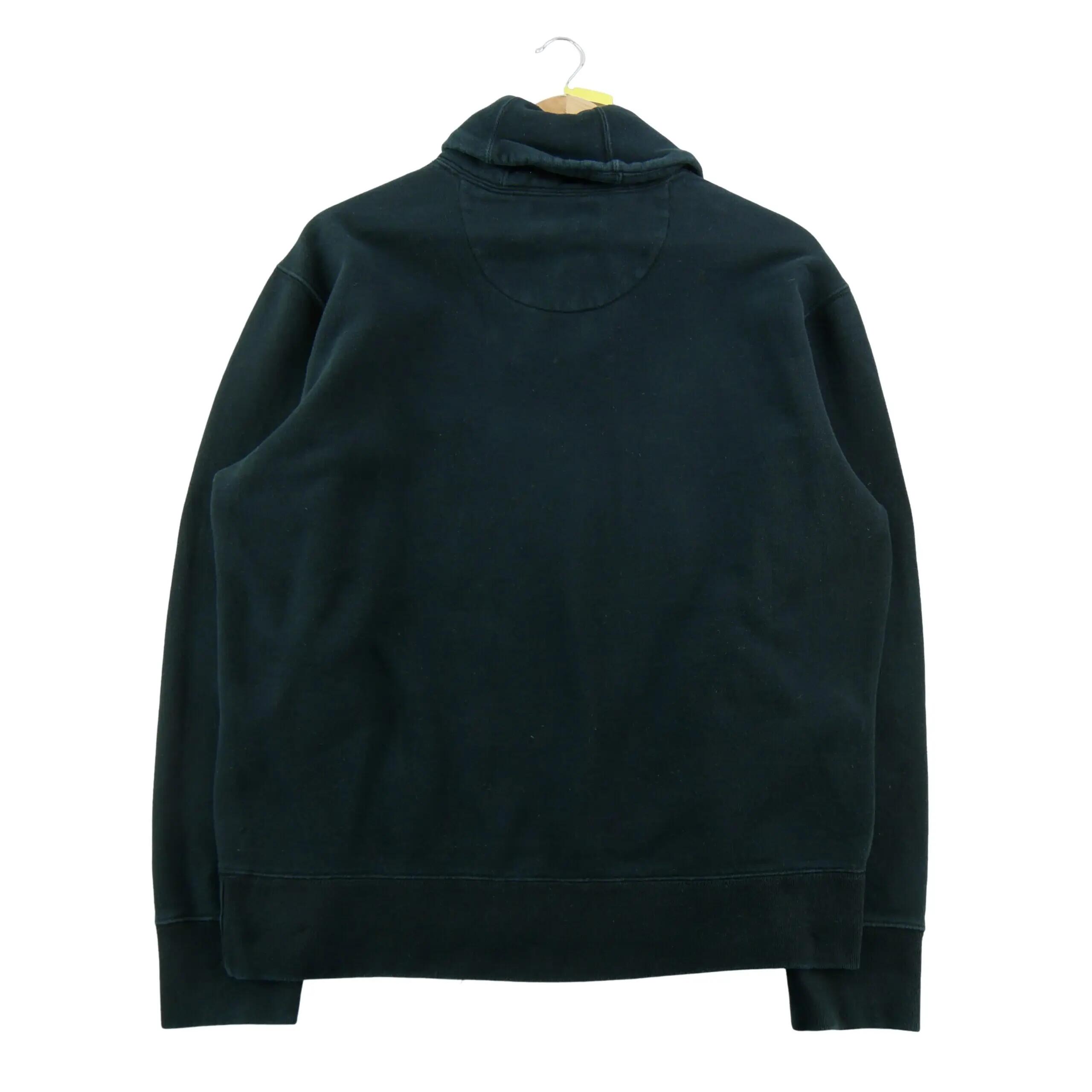 Sweat Homme Col châle boutonné Noir 2/8