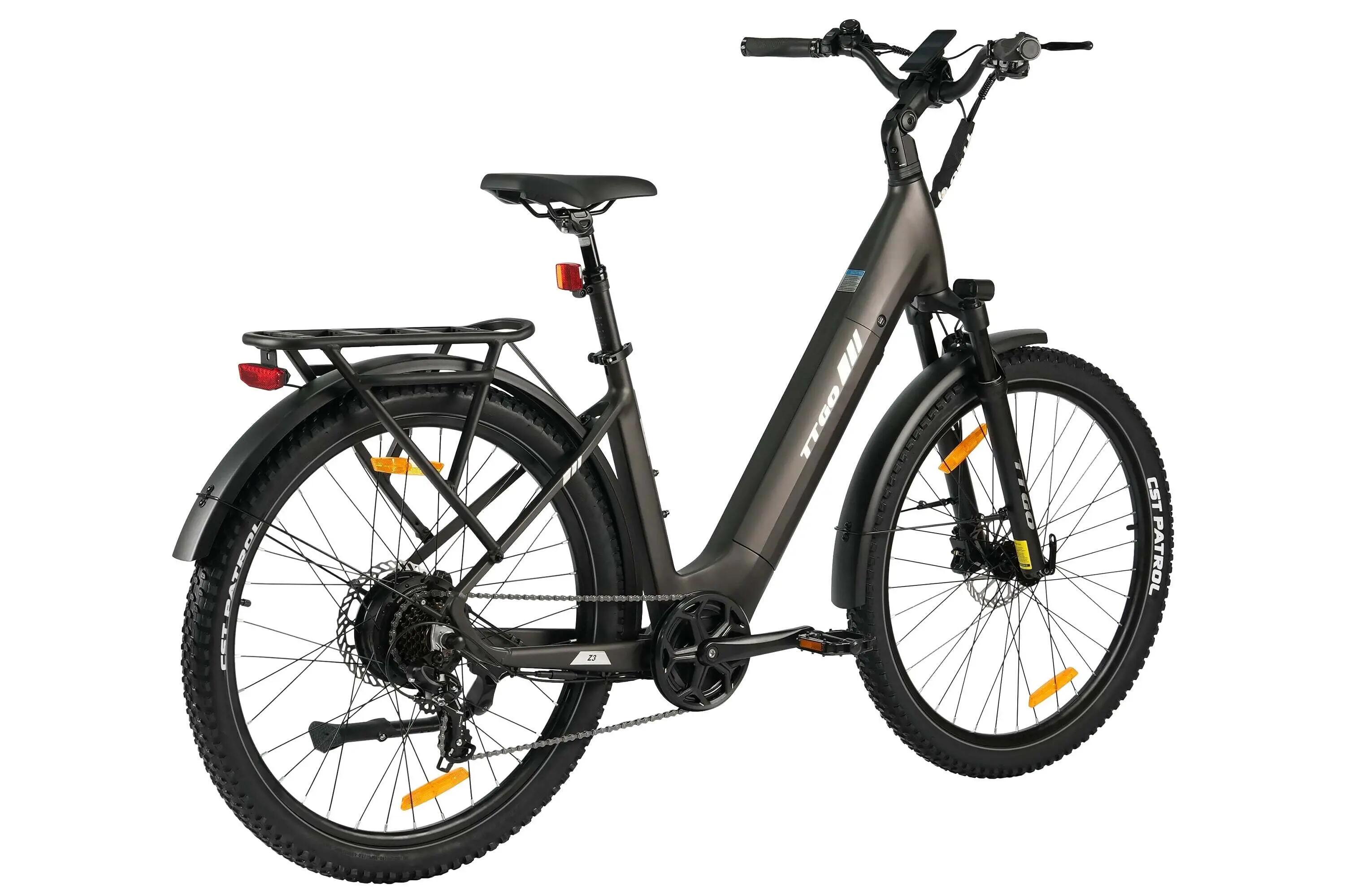 Z3 Miejski rower elektryczny z niską ramą 48V 15Ah 720Wh zasięg 120km 3/5