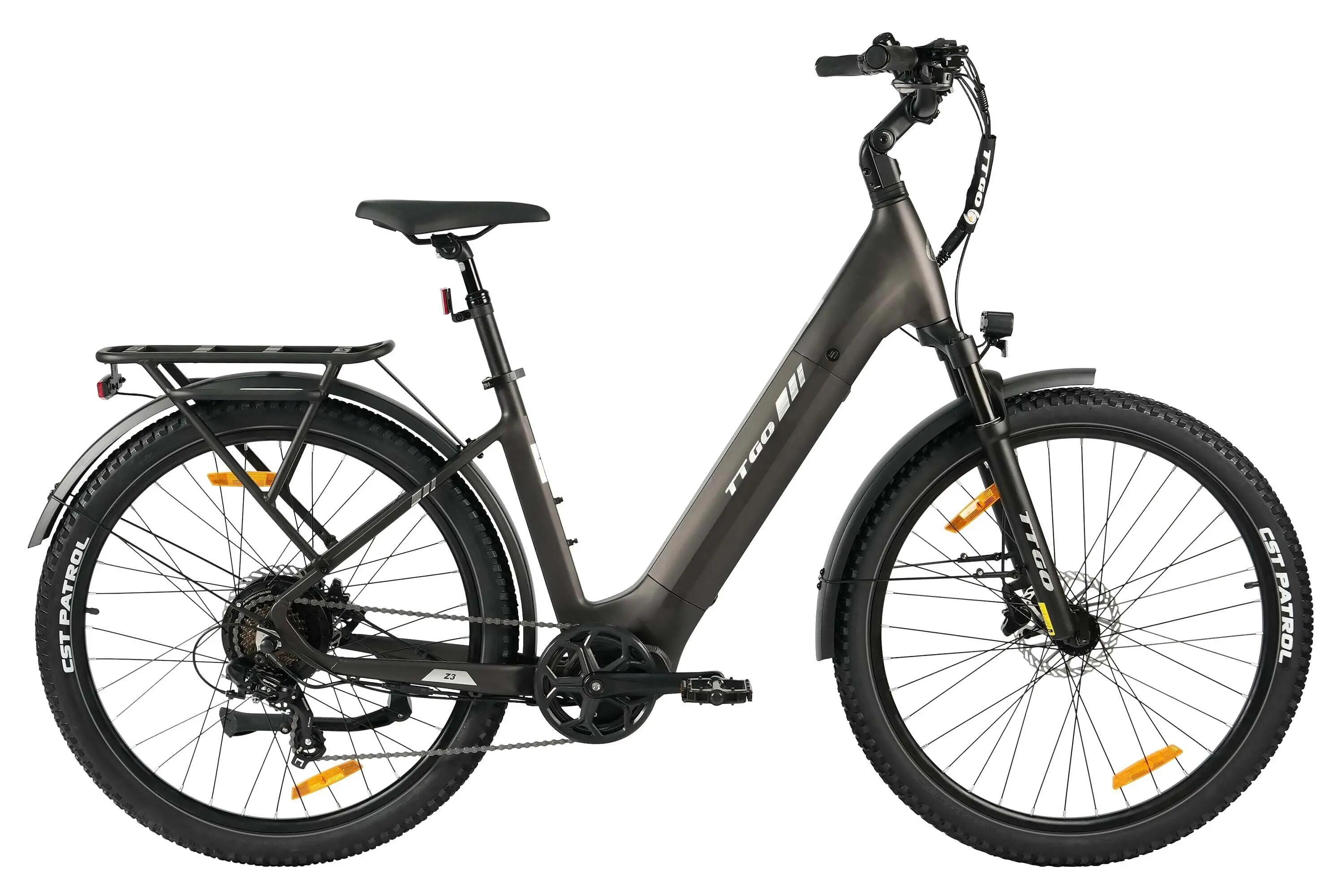 Z3 Miejski rower elektryczny z niską ramą 48V 15Ah 720Wh zasięg 120km 2/5