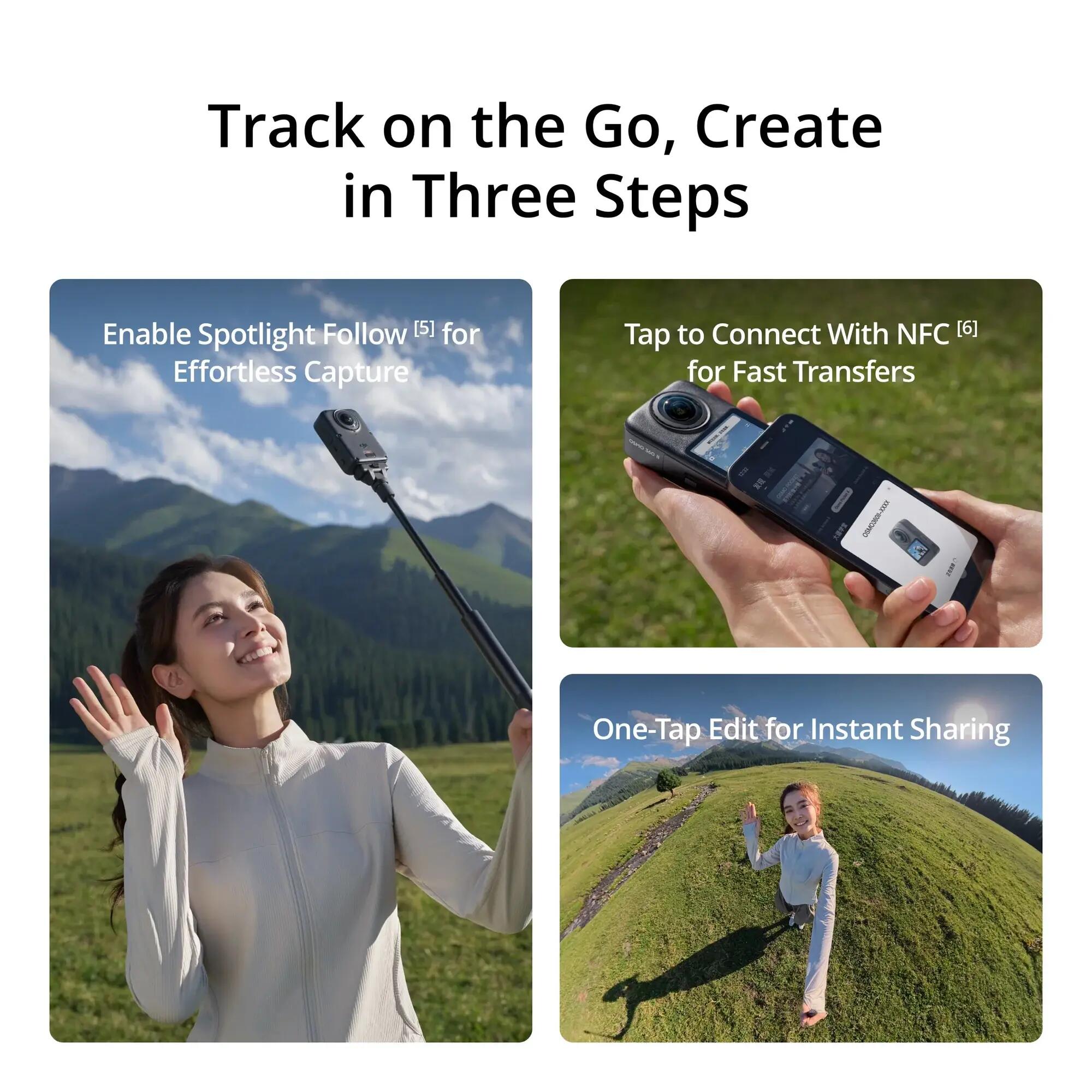 DJI Osmo 360 II Limitless Riding Combo 7/8