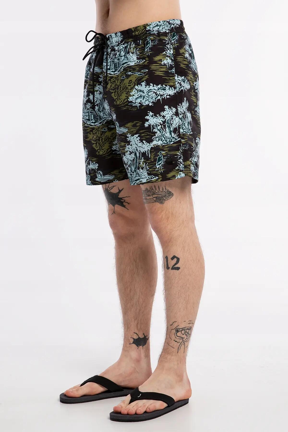 Spodenki męskie plażowe Carhartt WIP Slater Swim Trunks Bayou Print L 2/5