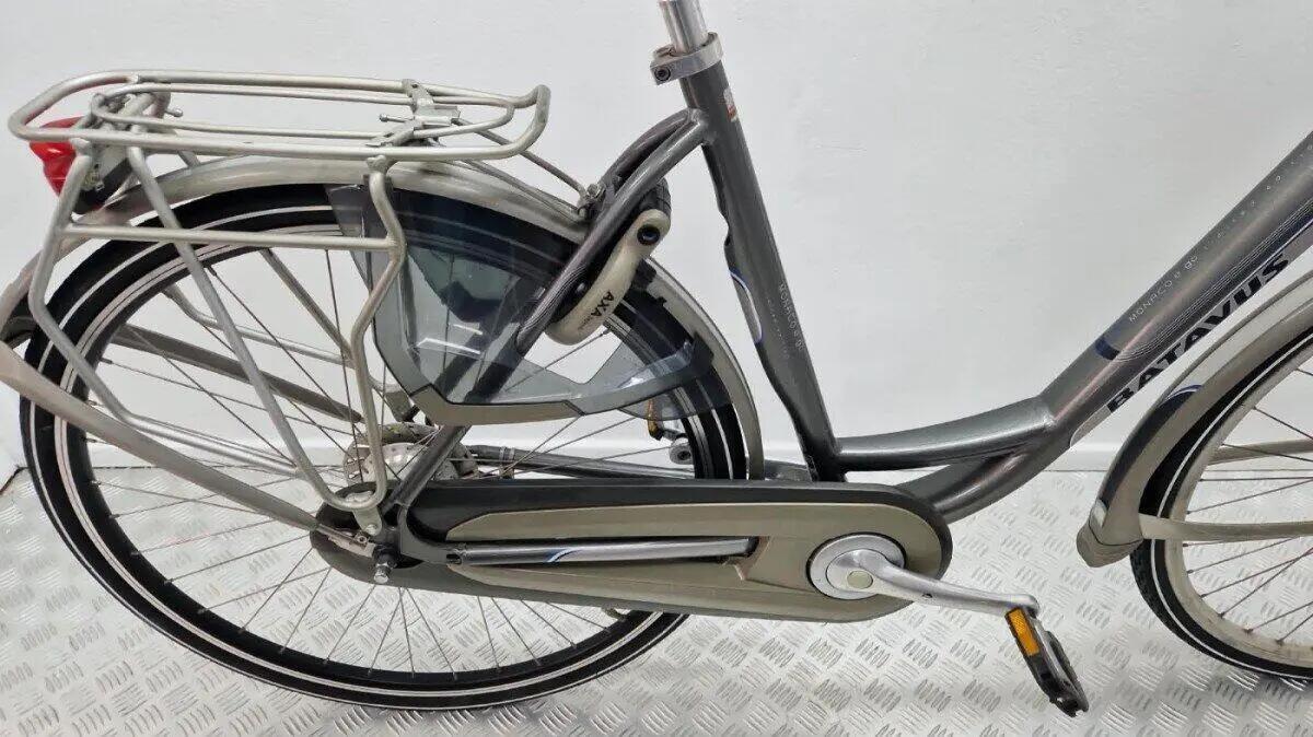 Batavus Monaco | gebruikt | 3 maanden garantie | 28 inch, metal/grijs 3/3