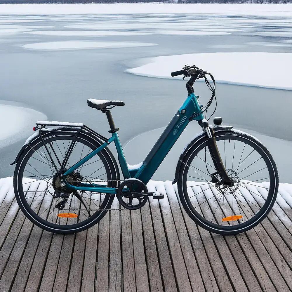 Fiido C11 - Smaragdblauw - 499Wh - Elektrische Stadsfiets 4/5