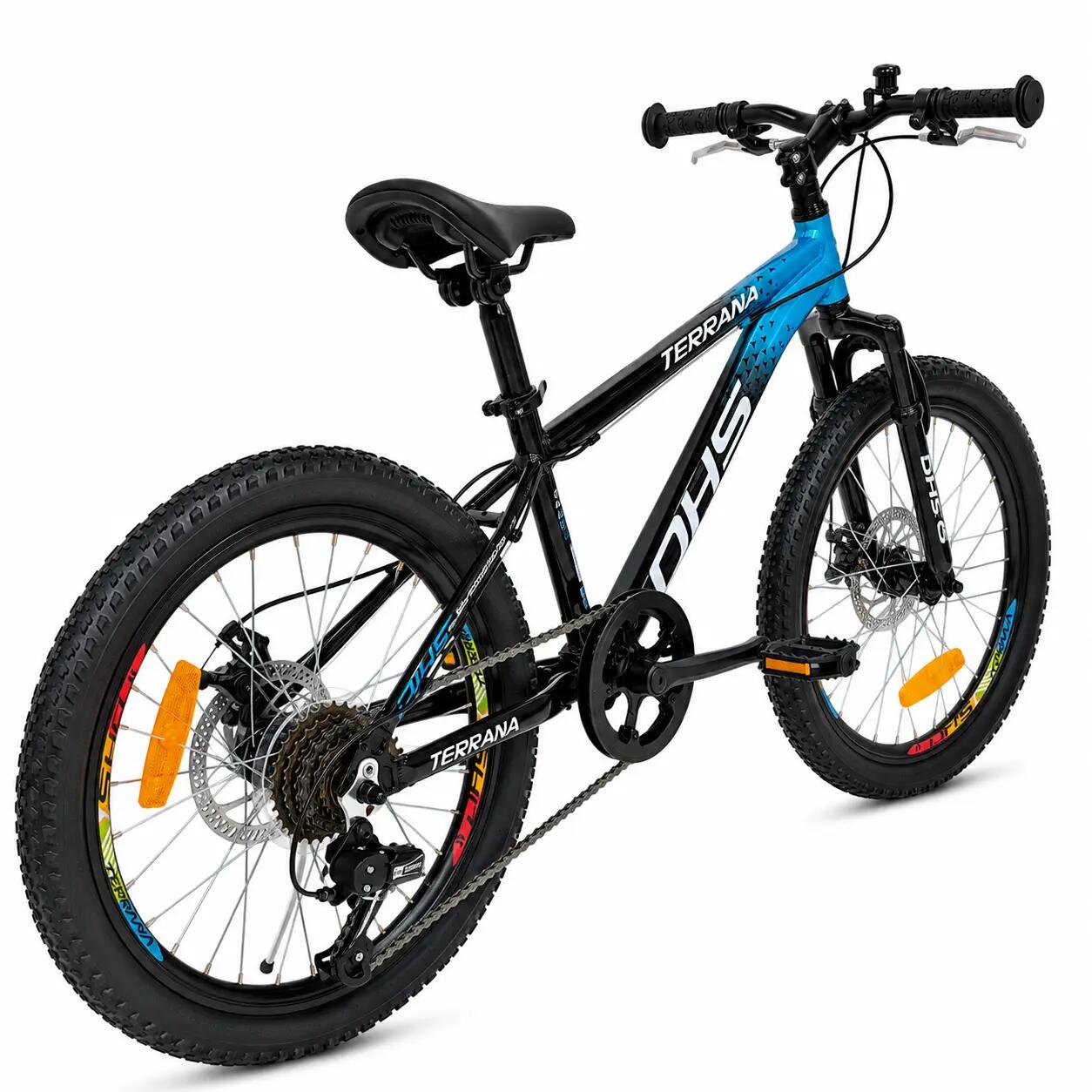 Dhs Terrana 2023B kinderfiets, model 2026 – 20 inch, blauw-zwart 3/7