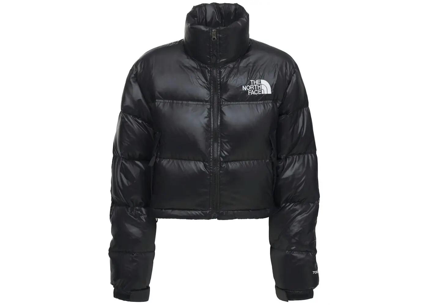 The North Face Womens Nuptse 700 Fill Short Jacket TNF Black 2/7