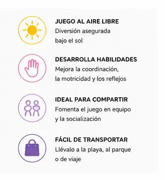Palas de Playa Skye and Everest Pelota – Juego para Playa y Exterior 3/5