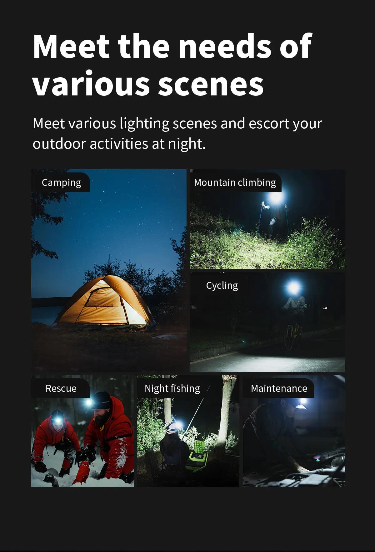 WUBEN E7 Lampe torche LED 1800 lumens, IP68, USB-C 11/12