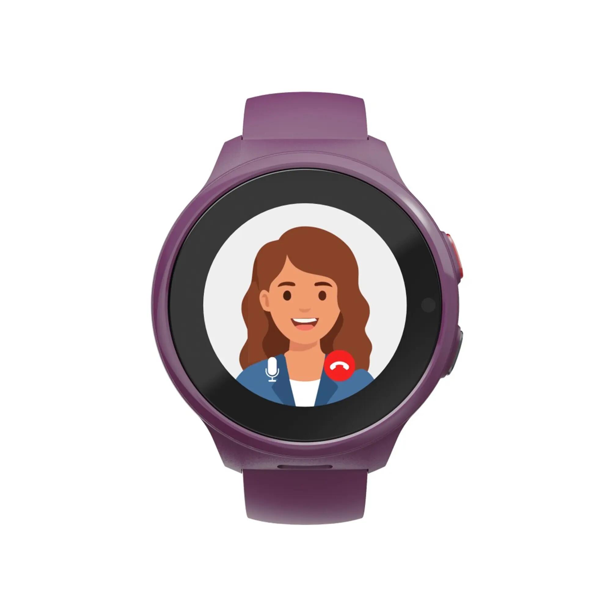 HAMA Smartwatch Kids m. GPS, SOS-Taste, Telefon, Berry 2/4