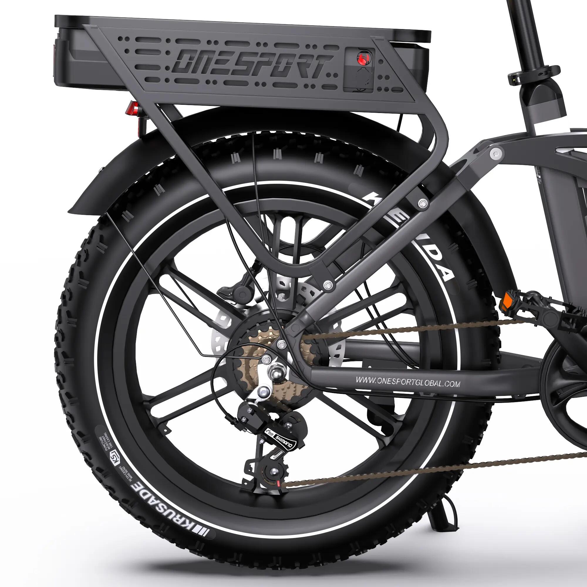 ONESPORT OT08 Pro Electric Bike For Adults 48V 18Ah Dual Batteries 15/15