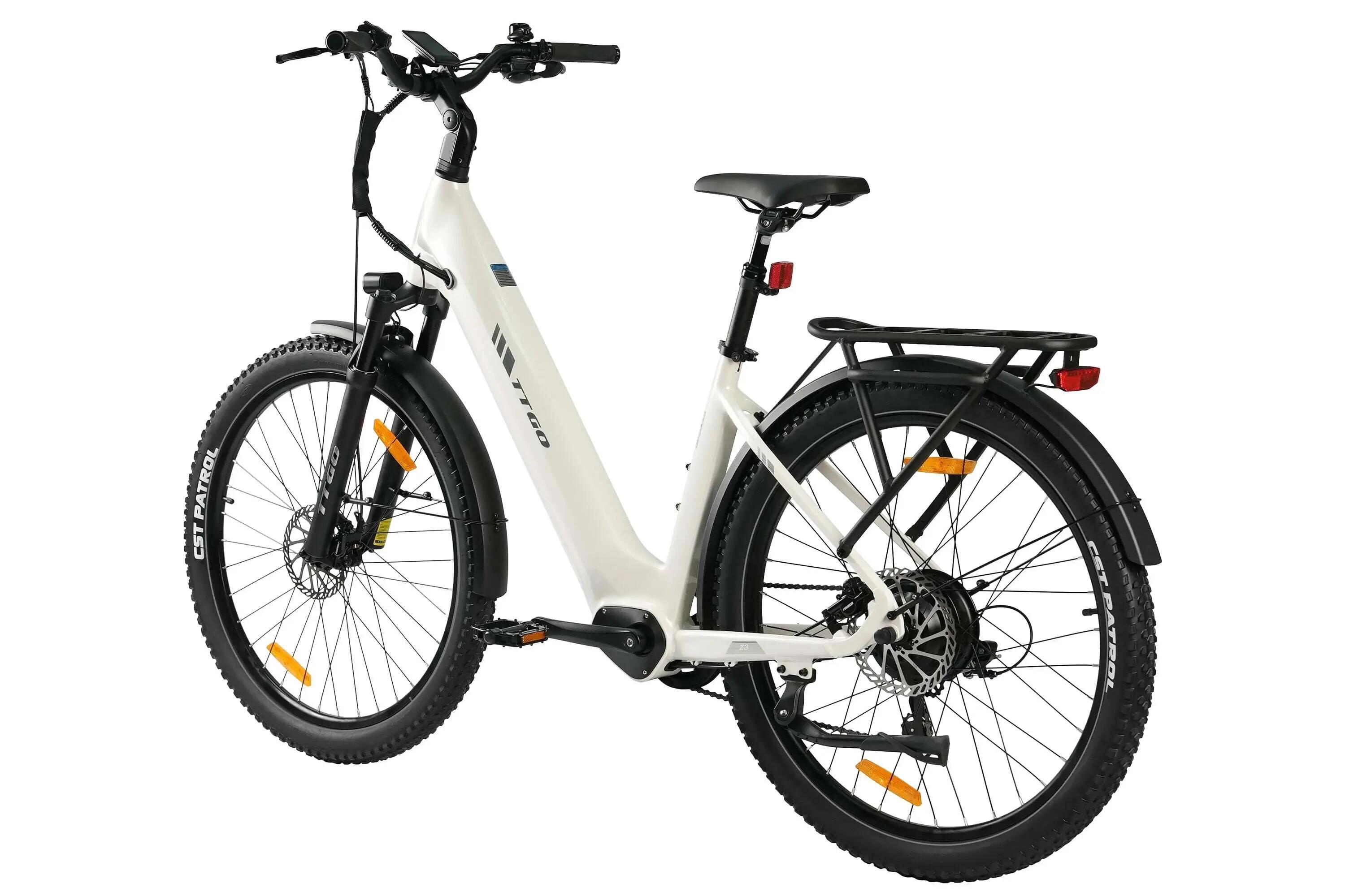 Z3 Miejski rower elektryczny z niską ramą 48V 15Ah 720Wh zasięg 120km 4/6