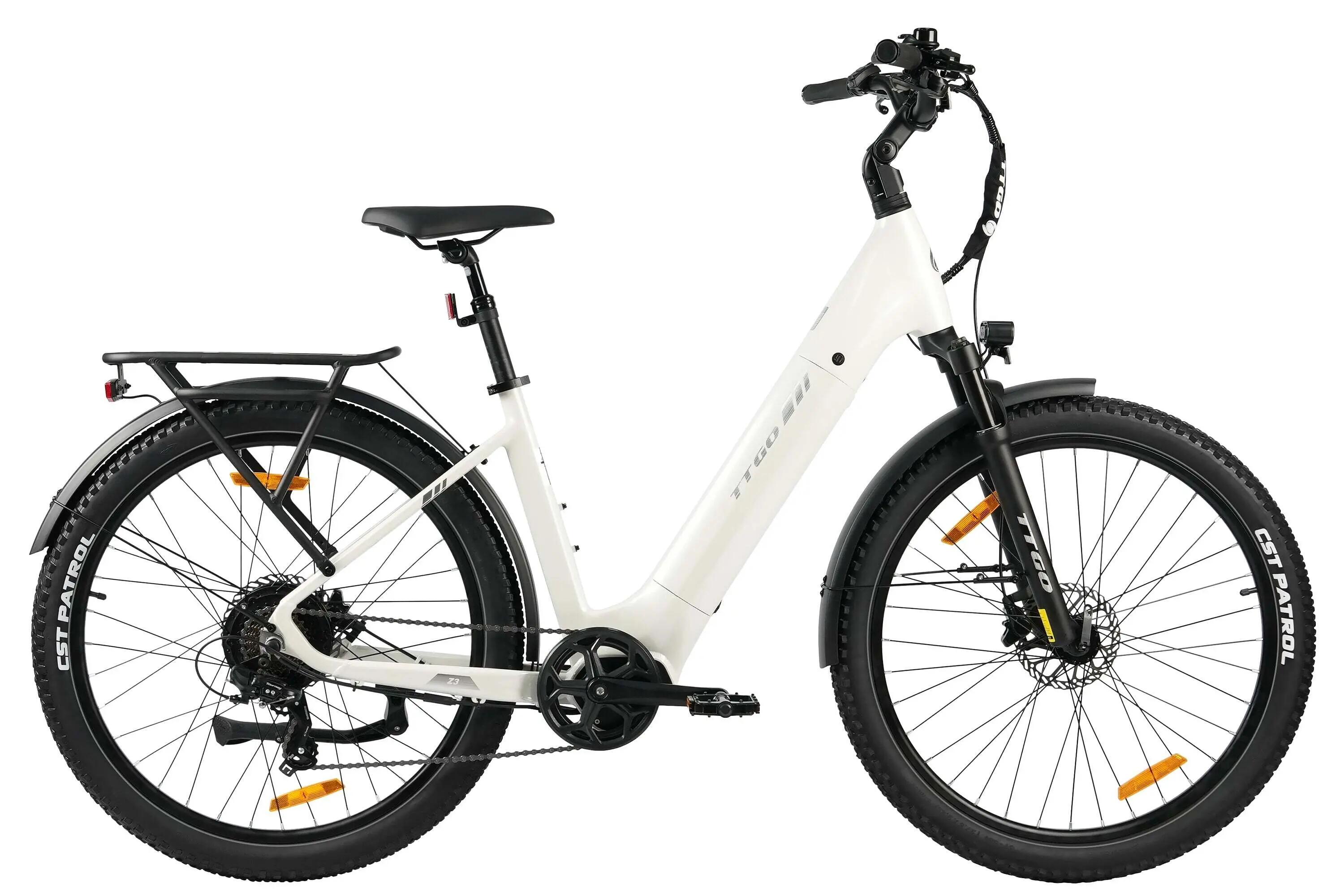 Z3 Miejski rower elektryczny z niską ramą 48V 15Ah 720Wh zasięg 120km 3/6