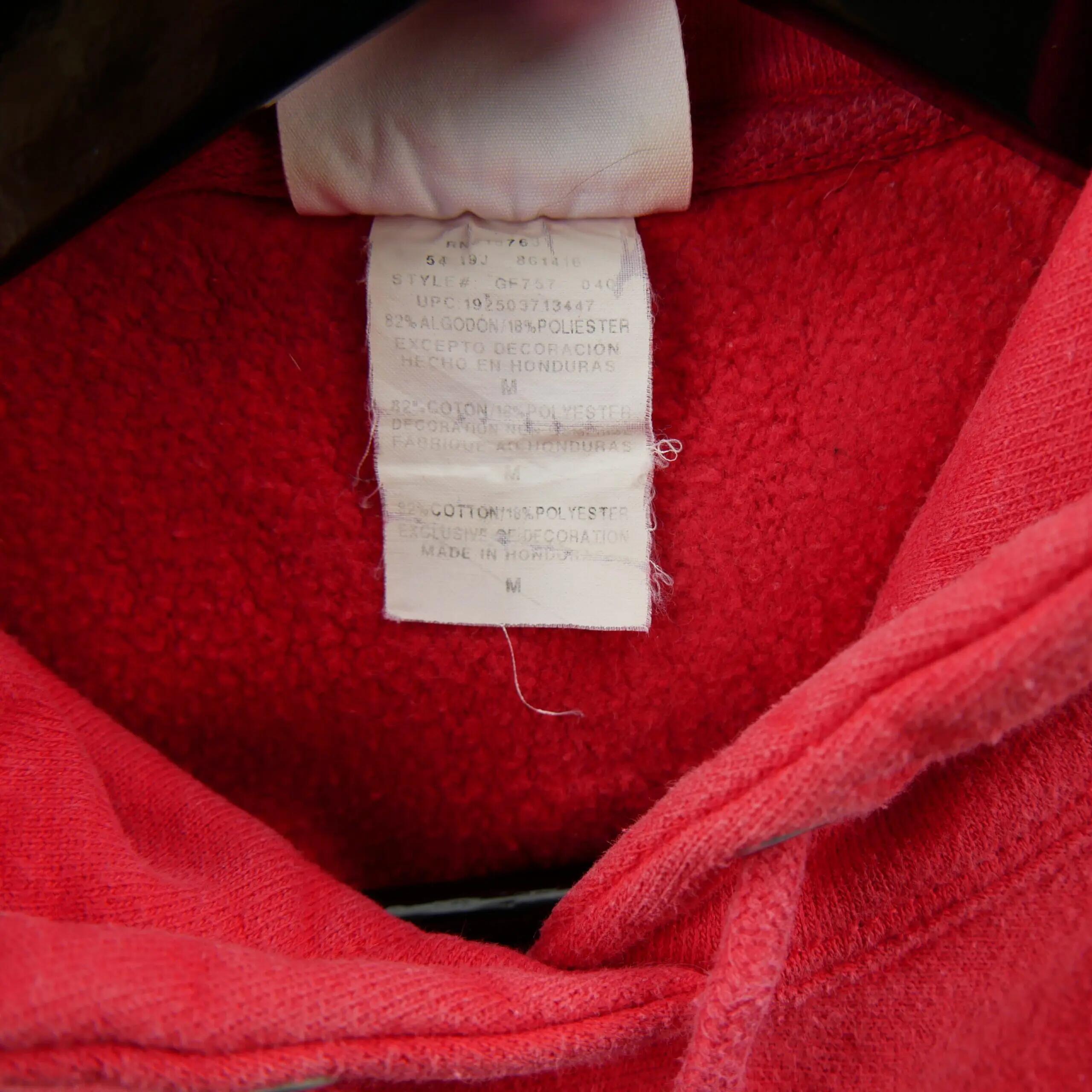 Sweat à capuche Homme Rouge 6/6