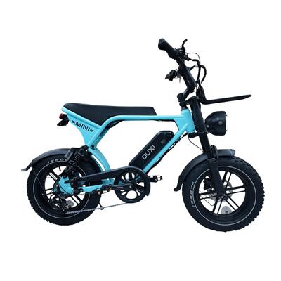 Ouxi v8 ultra mini fatbike - lichtblauw