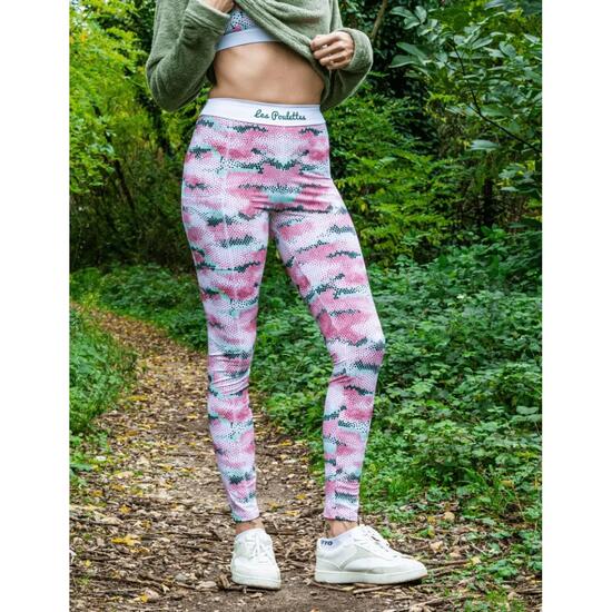 Długie legginsy damskie Les Poulettes Fitness Army
