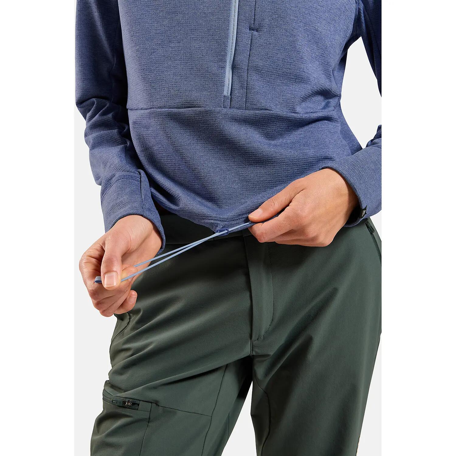 Damen Longsleeve GRID FLEECE 6/6