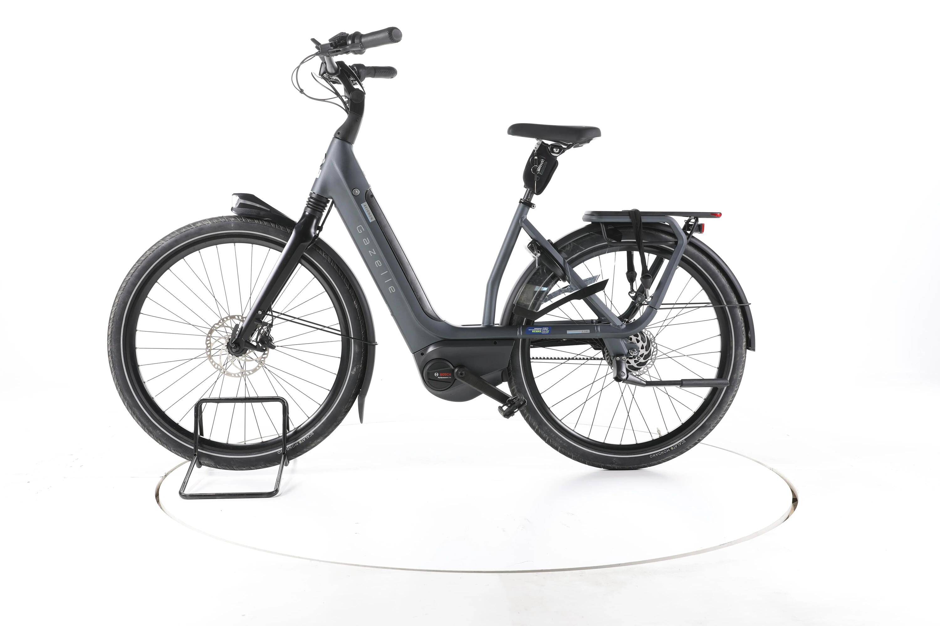 Tweedehands - Gazelle Avignon C380 City E-Bike Lage instap - Zeer goed 6/7