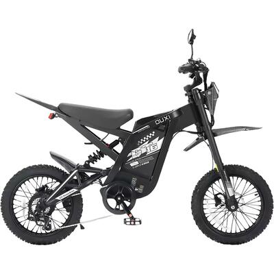 Ouxi gt16 mini fatbike - zwart - skinnybike