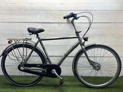 Gazelle stadsfiets bike, metal/grijs