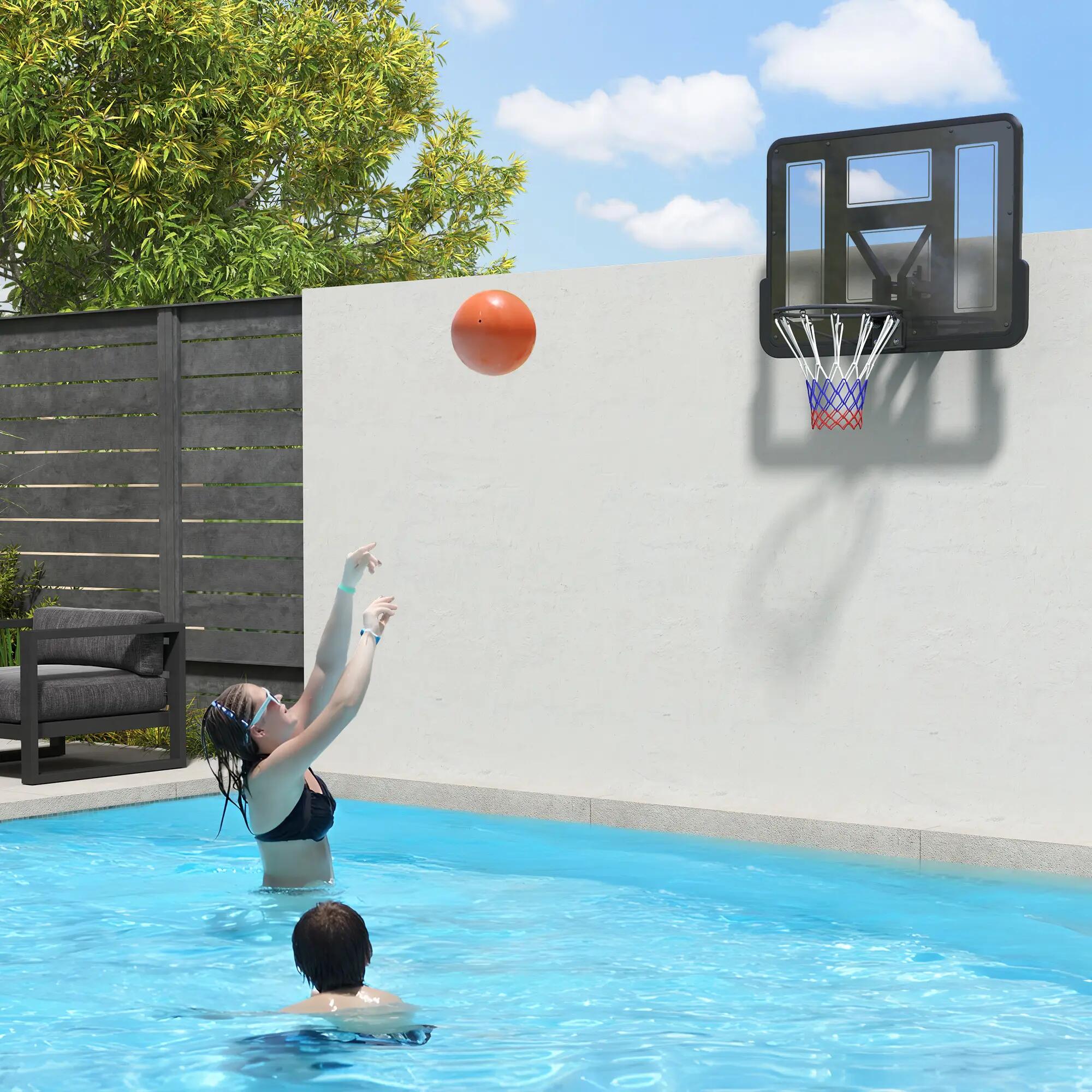 Panier de basket mural, filet indéchirable, résistant aux intempéries, durable, 8/9