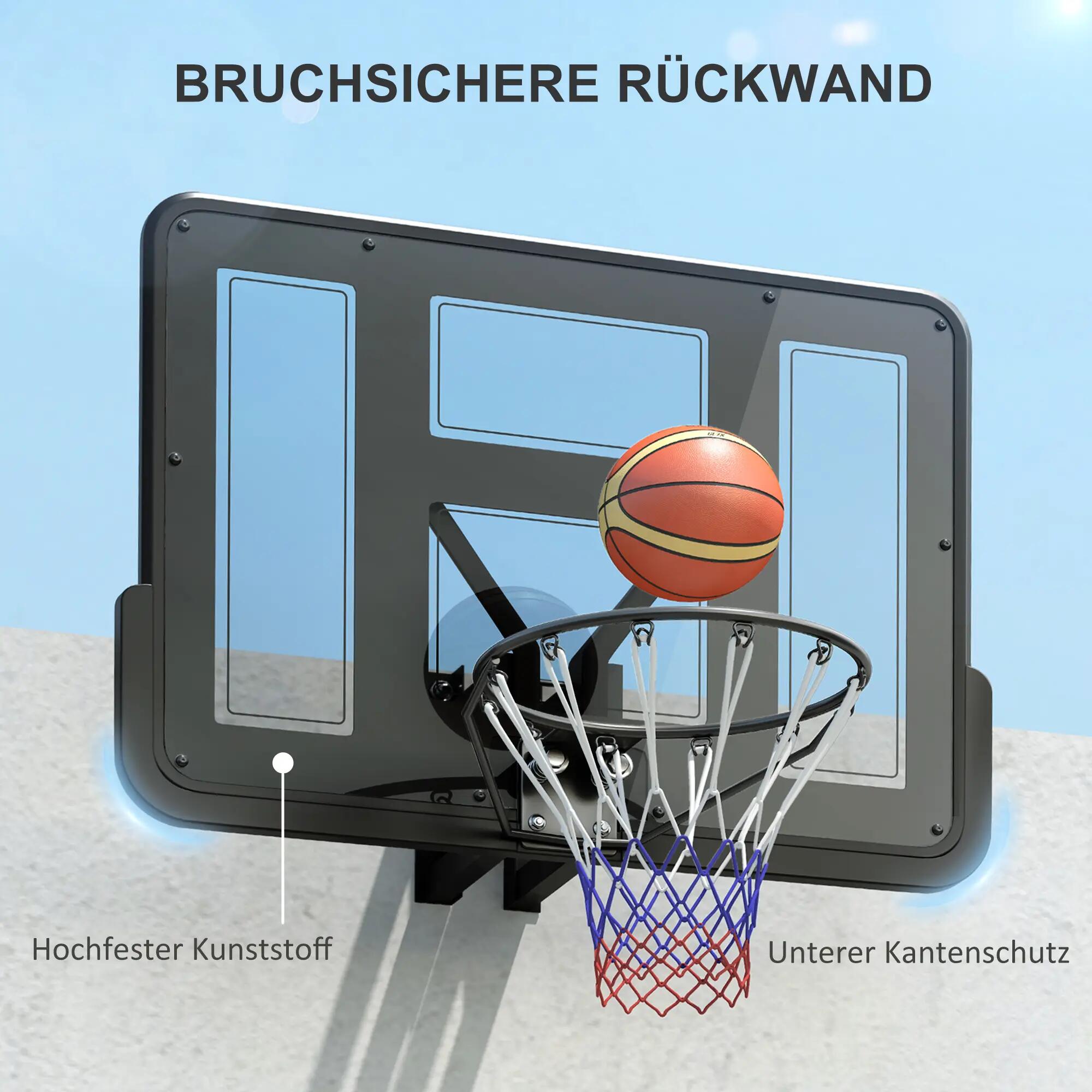 Panier de basket mural, filet indéchirable, résistant aux intempéries, durable, 6/9
