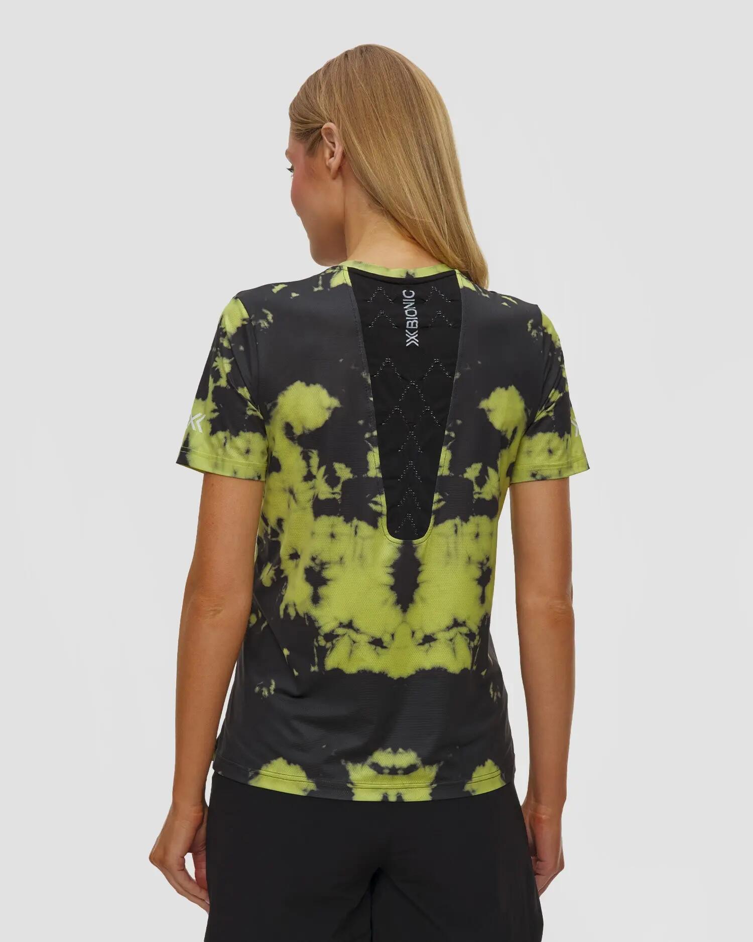 Koszulka damska X-Bionic Corefusion Run Shirt Tie Dye Electric Energy Y015 2/5
