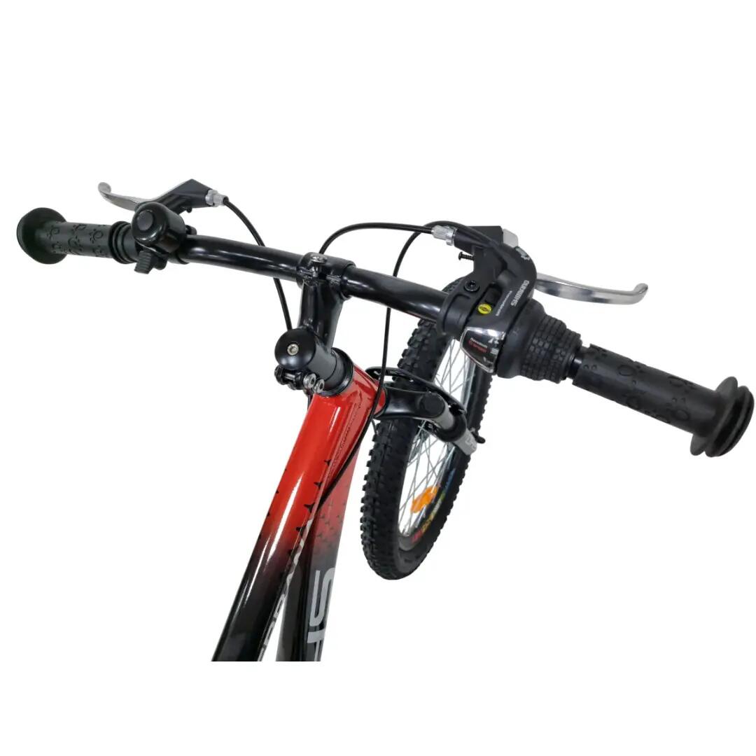 Dhs Terrana 2023B kinderfiets, model 2026 – 20 inch, rood-zwart 5/7