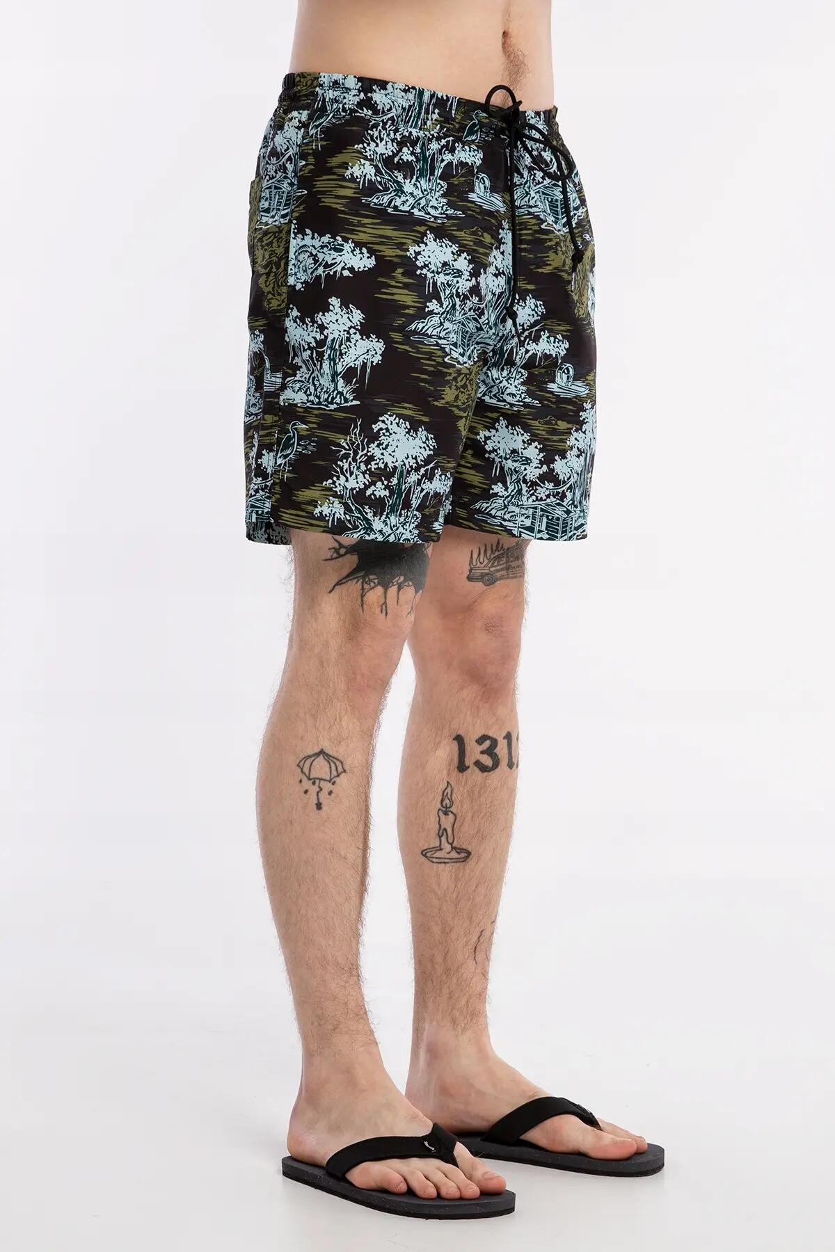 Spodenki męskie plażowe Carhartt WIP Slater Swim Trunks Bayou Print S 3/5