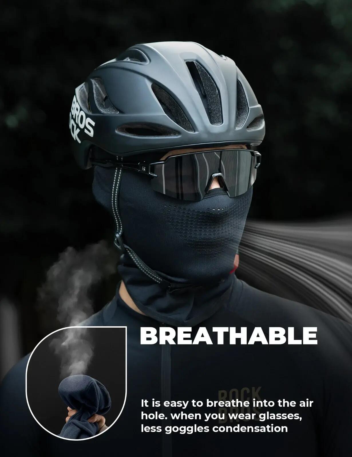 Cagoule tricotée élastique respirante unisexe 3/7