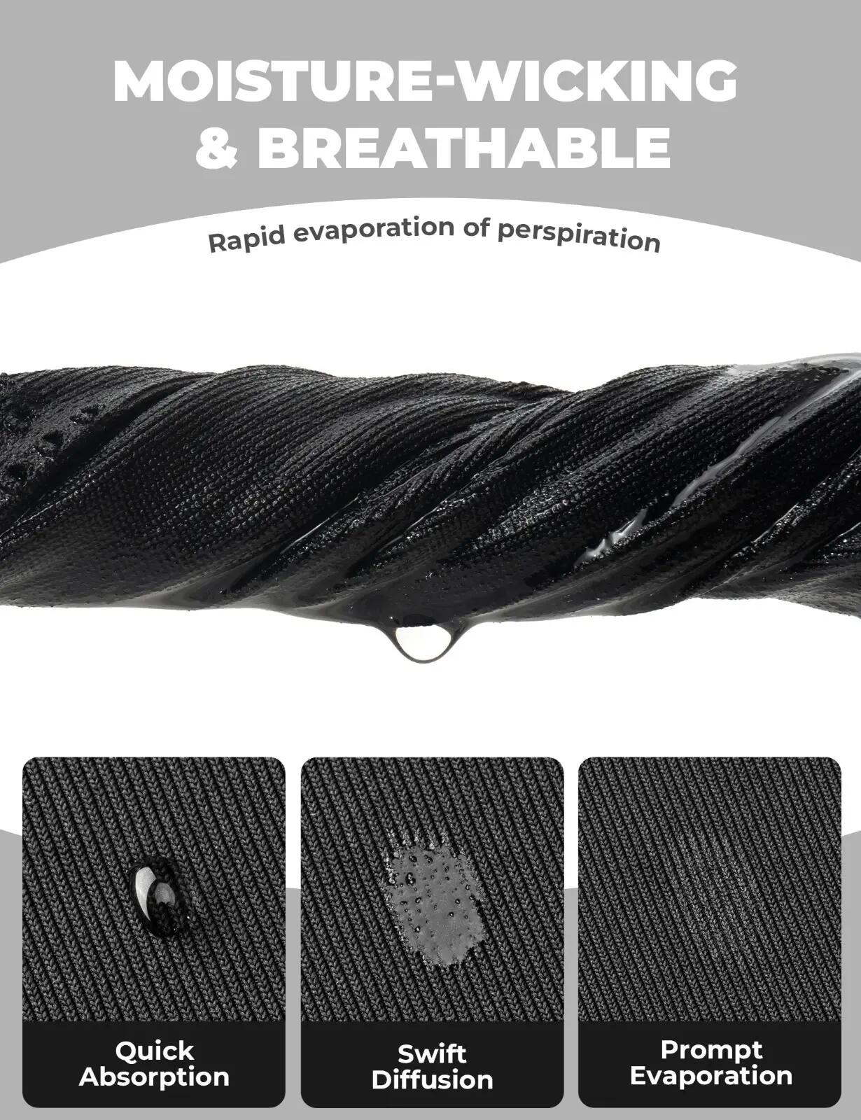 Cagoule tricotée élastique respirante unisexe 2/7