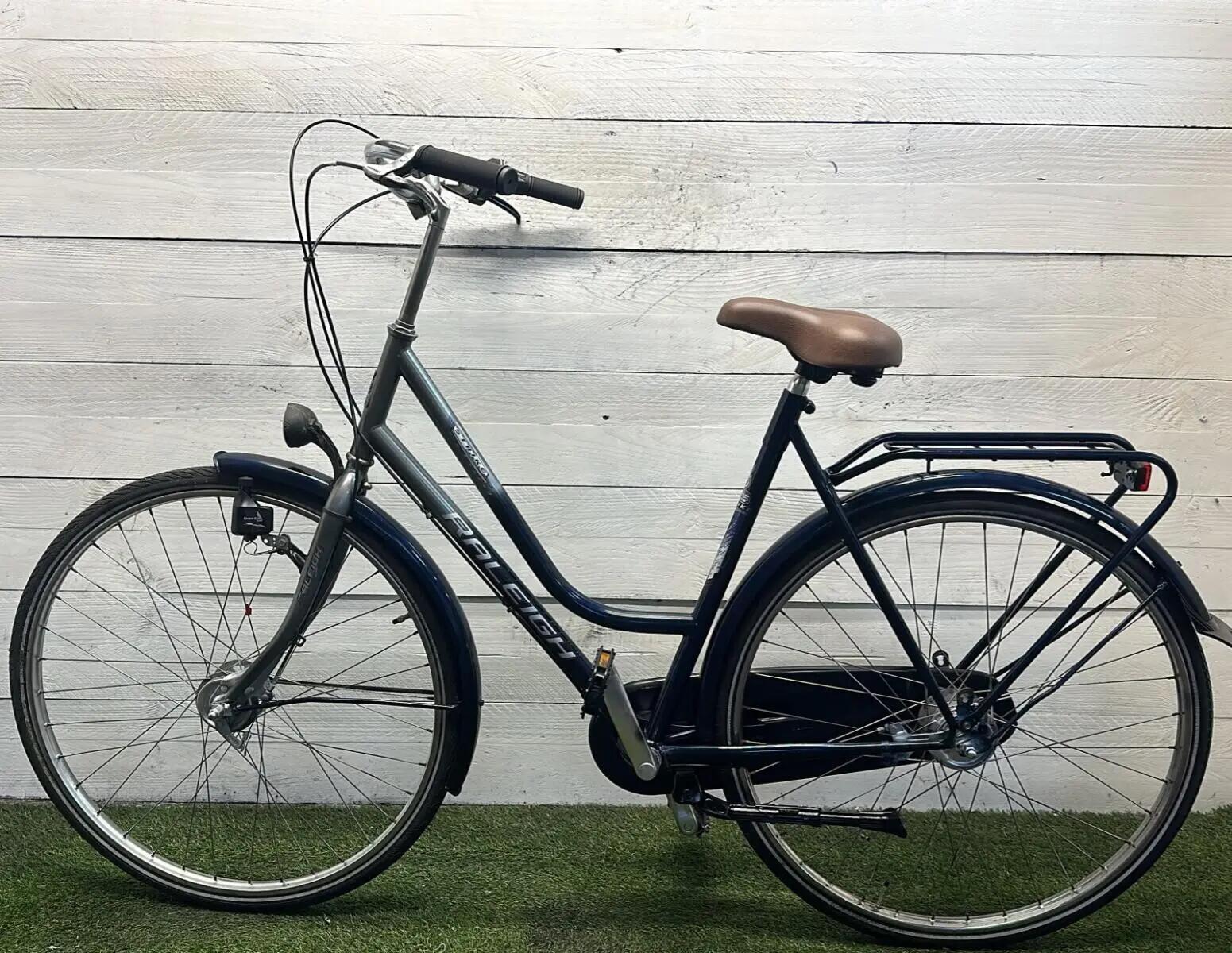 Raleigh stadsfiets bike, zwart 2/2