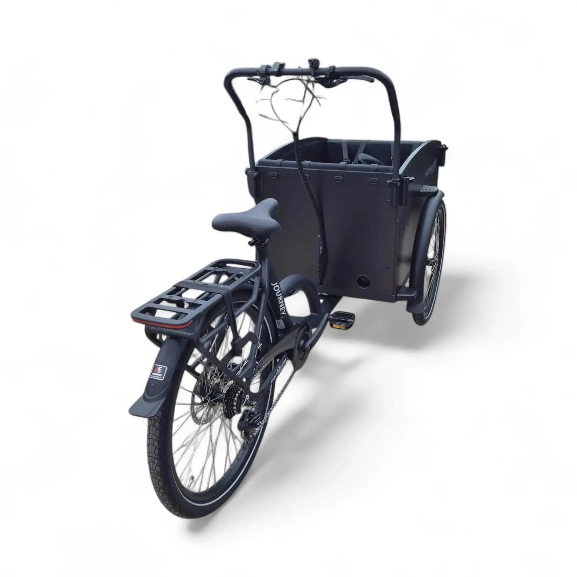 Vélo cargo électrique moteur central cadre 48 cm – Vogue Journey Plus noir mat 5/5