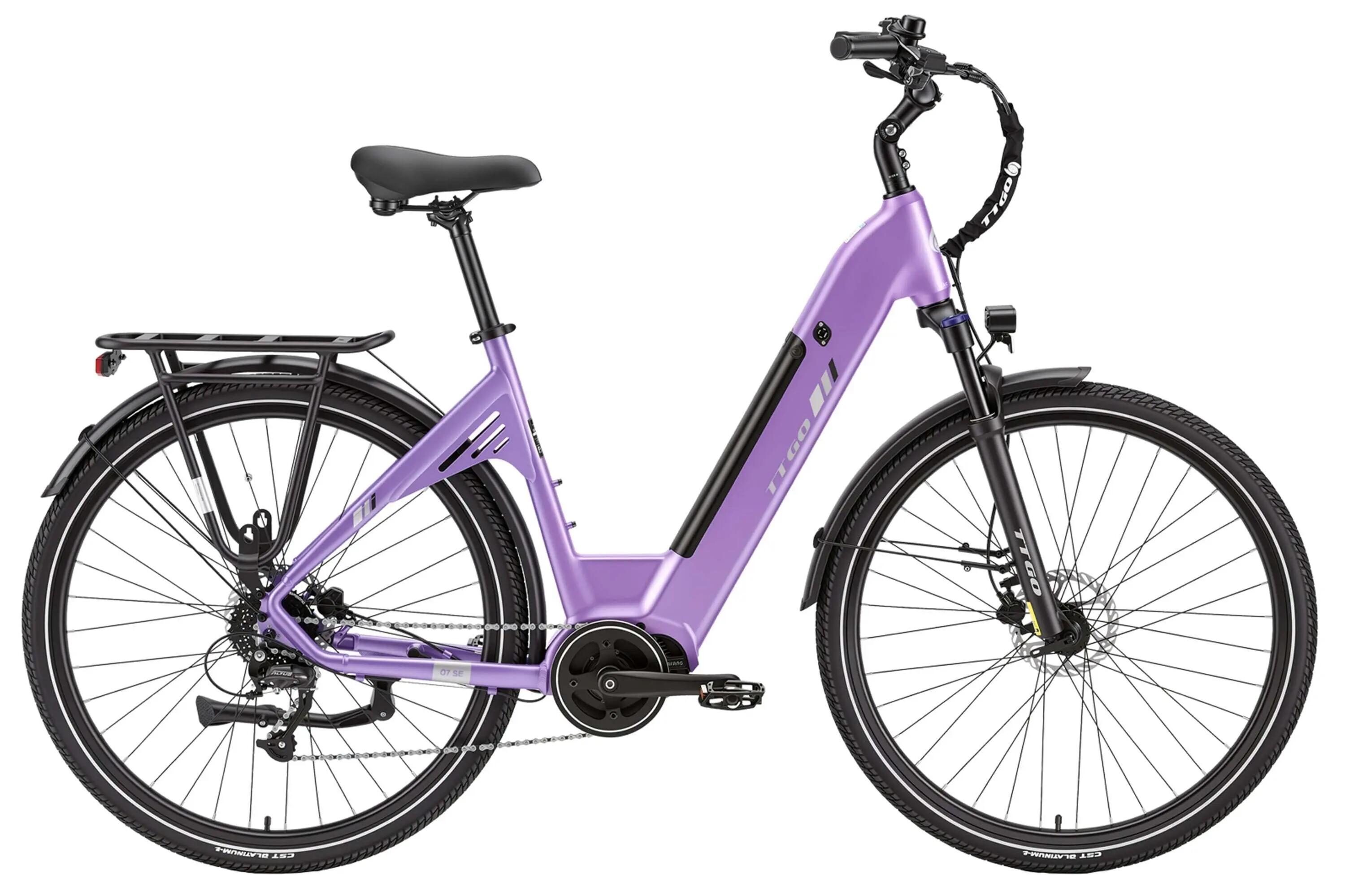 C7 SE Miejski rower elektryczny z silnikiem centralnym 36V 18Ah 75Nm 140km 4/4