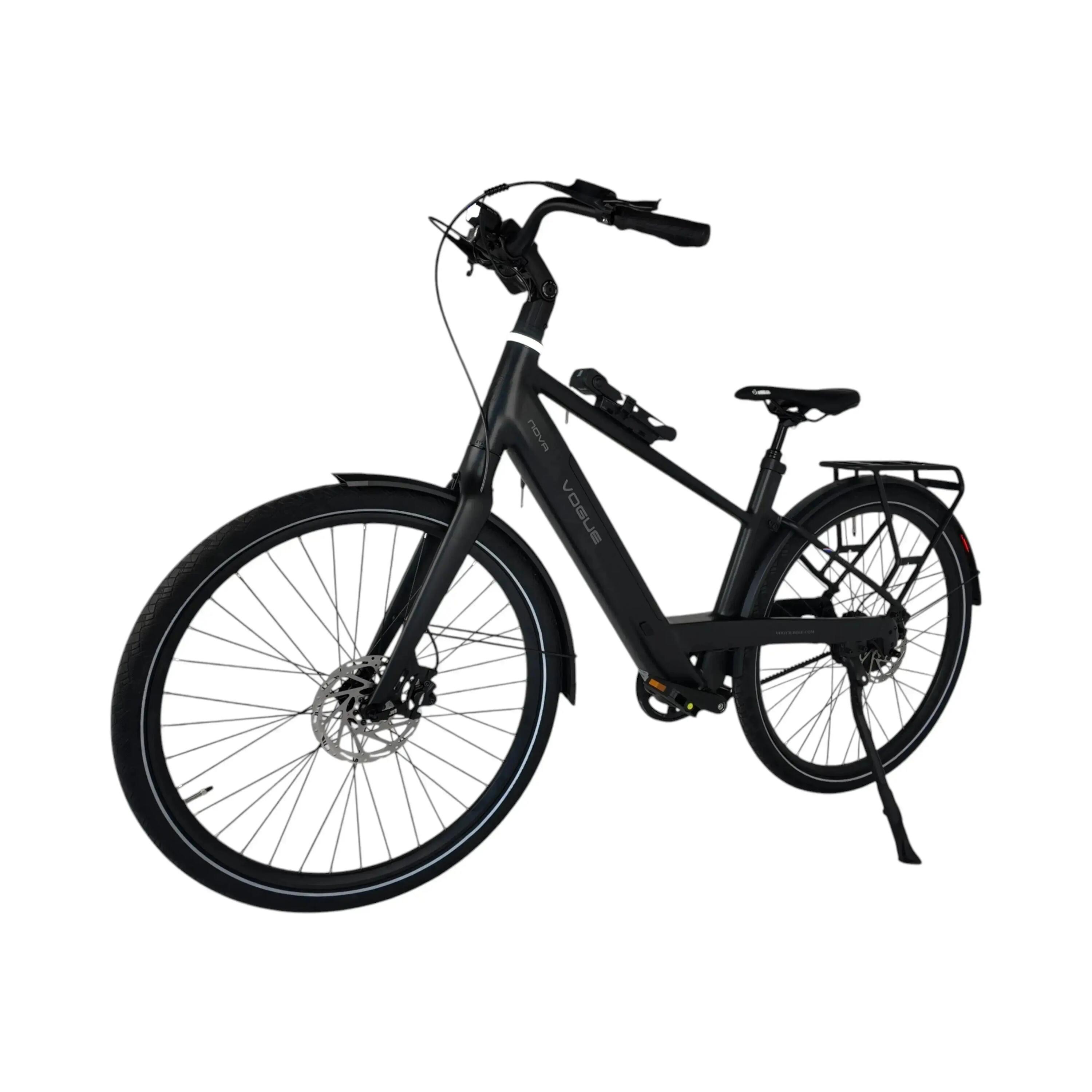 Vélo électrique homme, 3 vitesses automatiques – Vogue Nova Man noir mat 4/5