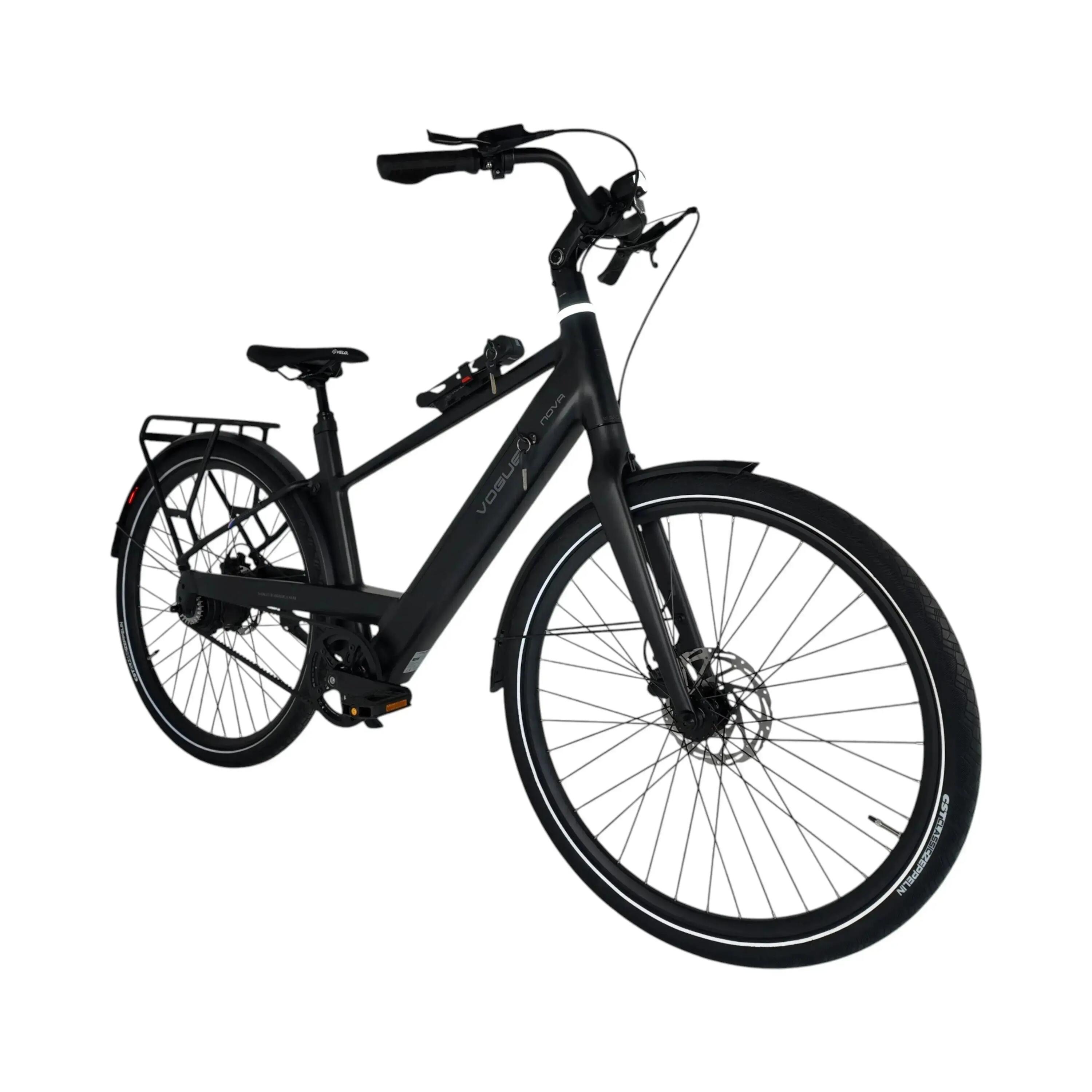 Vélo électrique homme, 3 vitesses automatiques – Vogue Nova Man noir mat 3/5